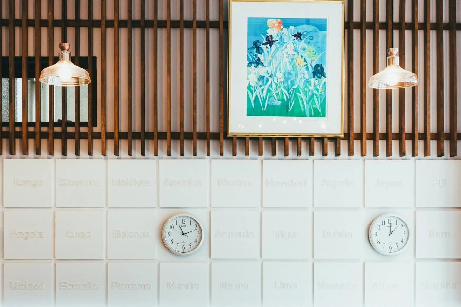 Lobby or reception in Hiromas Hostel in Ueno