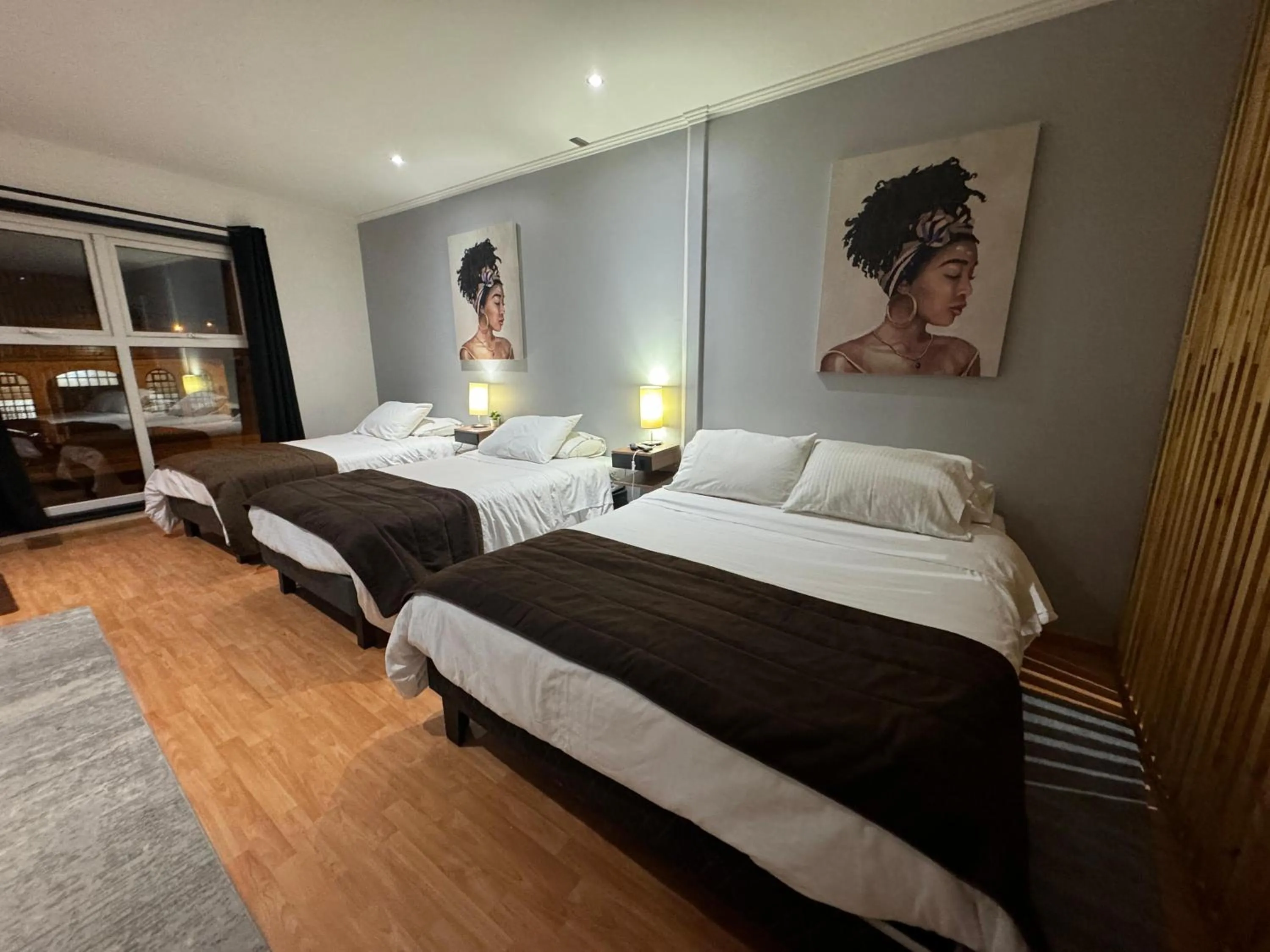 Bed in Hotel Mackenna