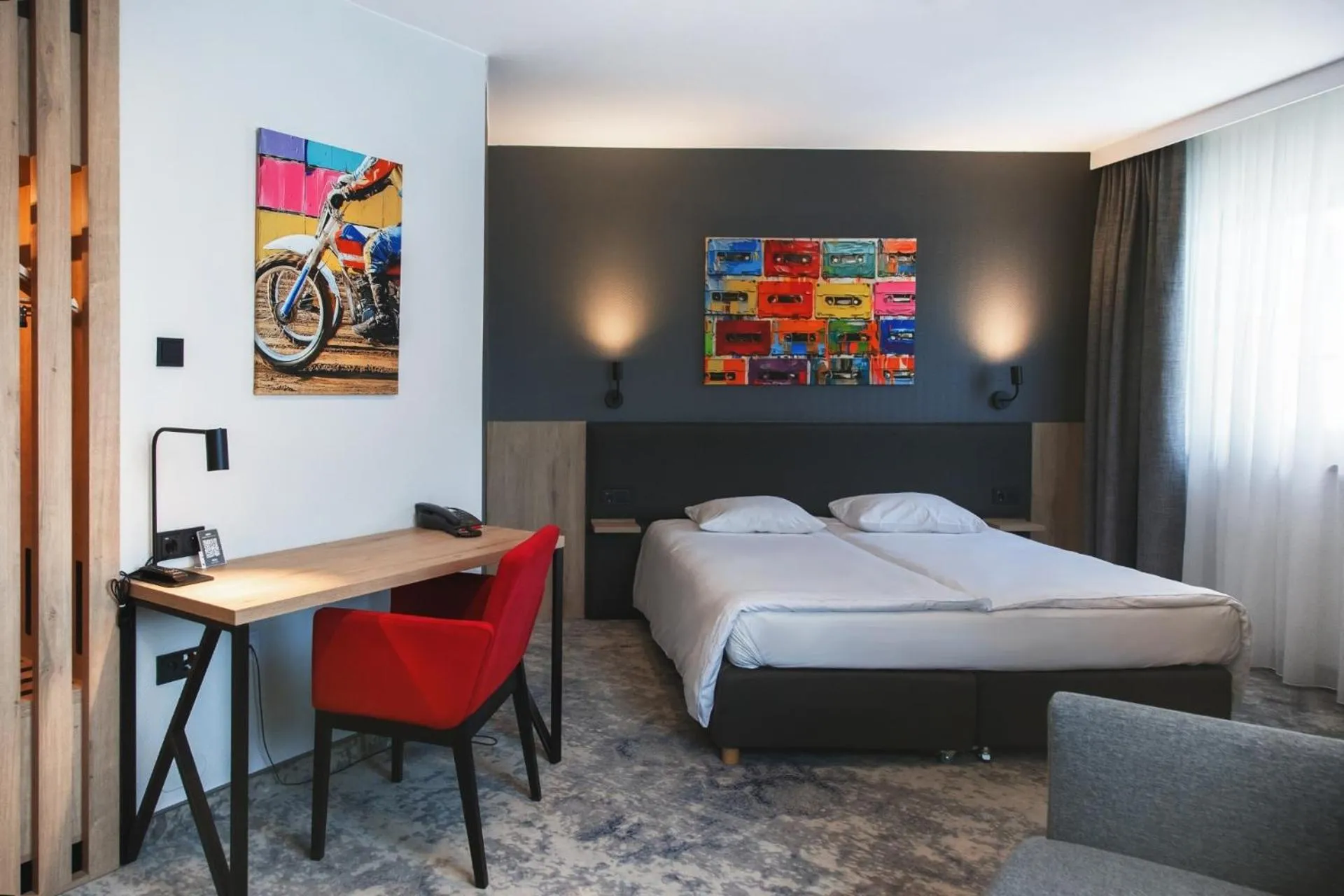 Bed in Qubus Hotel Gorzów Wielkopolski