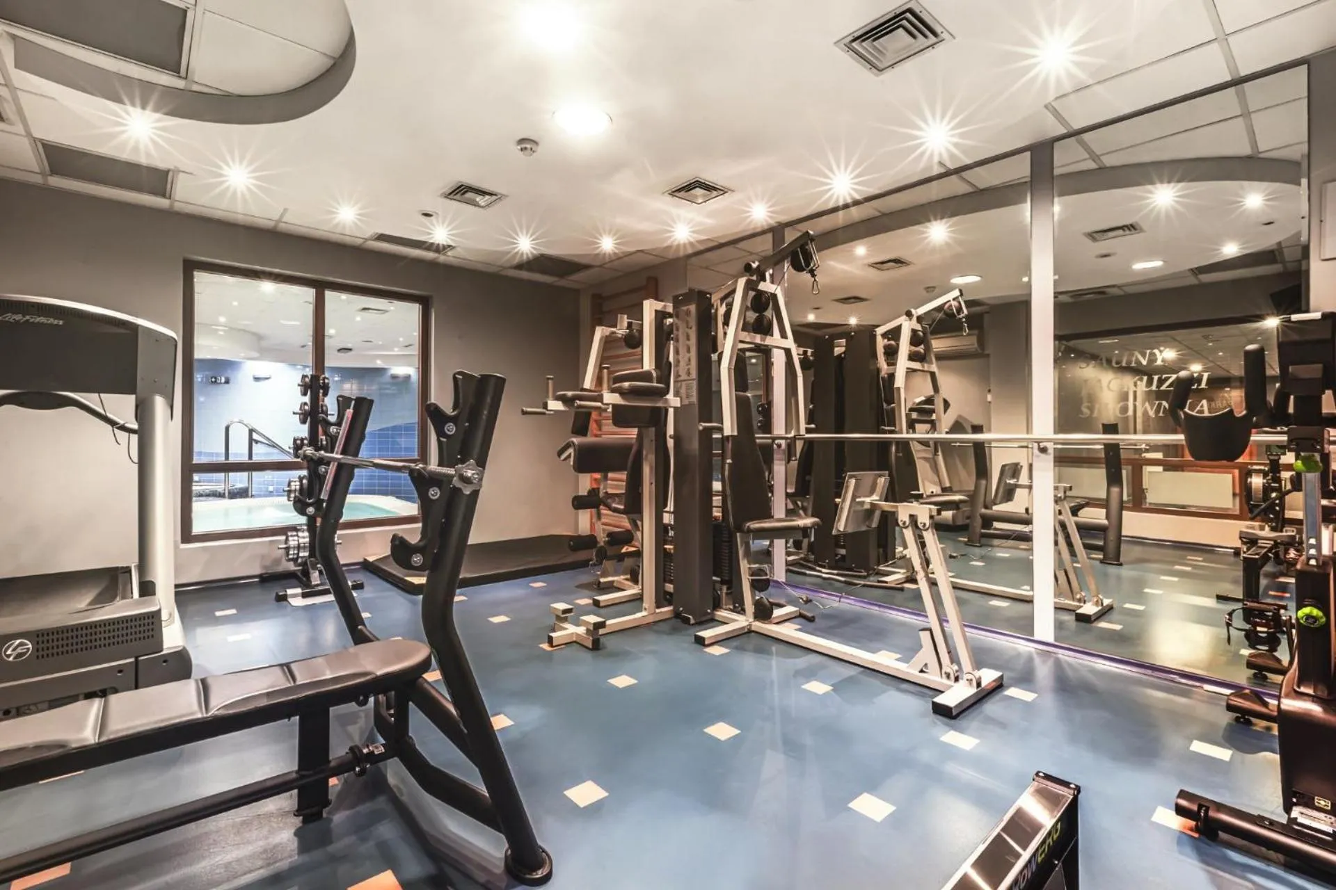 Fitness centre/facilities in Qubus Hotel Gorzów Wielkopolski