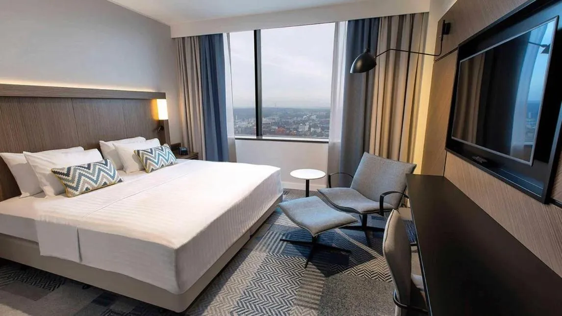 Bed in Courtyard by Marriott Katowice City Center