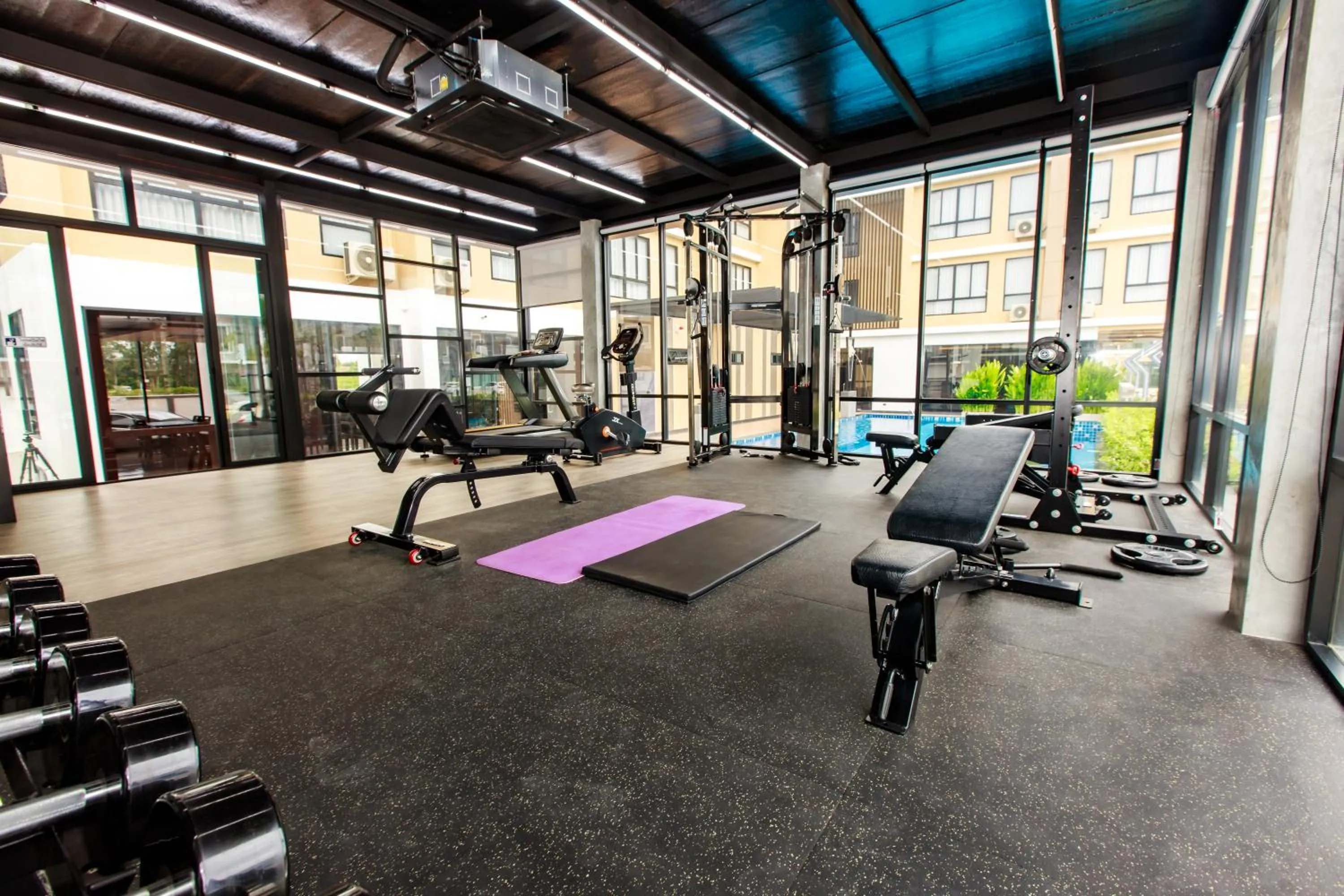 Fitness centre/facilities in Siri Hotel Lumphun