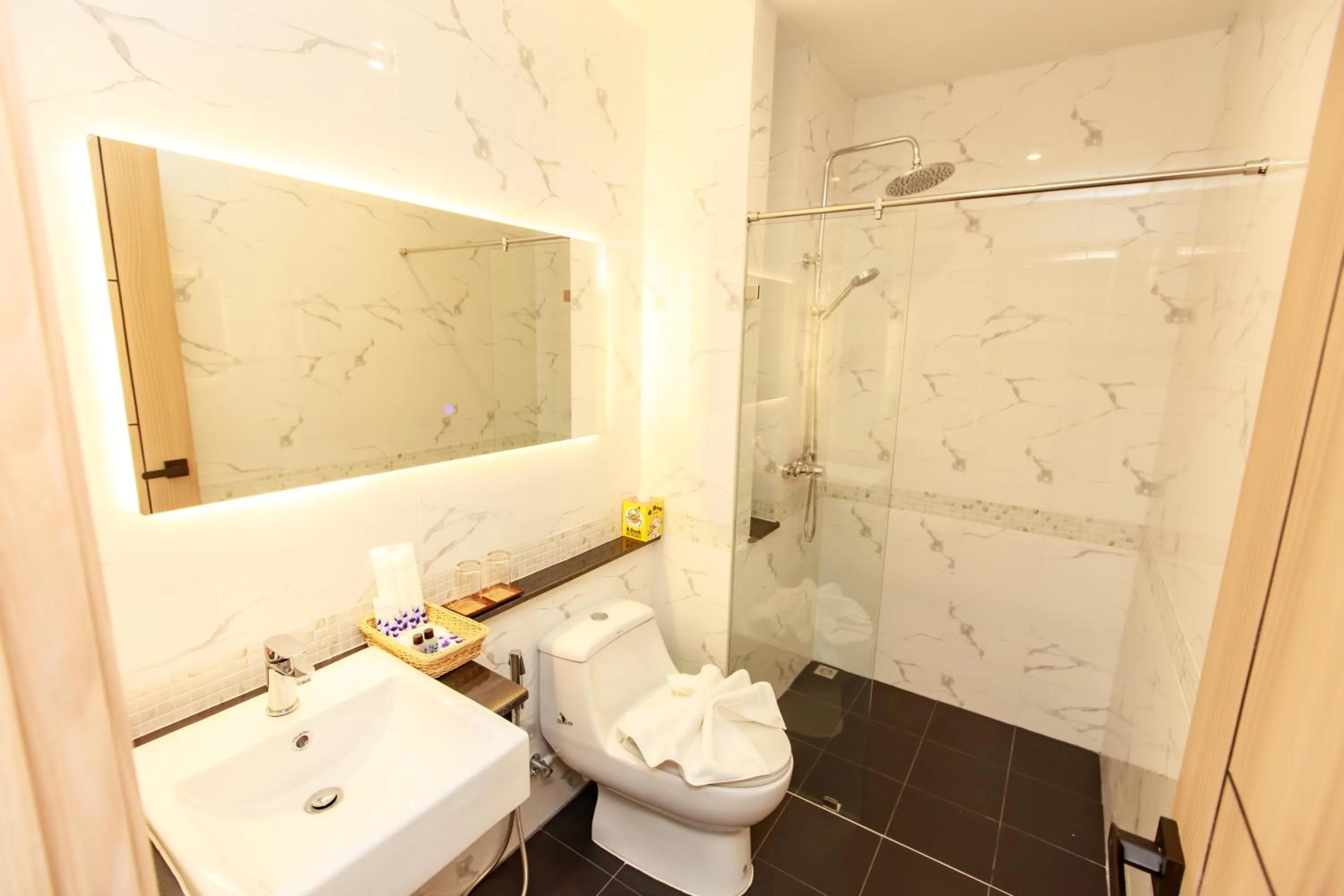 Bathroom in Siri Hotel Lumphun