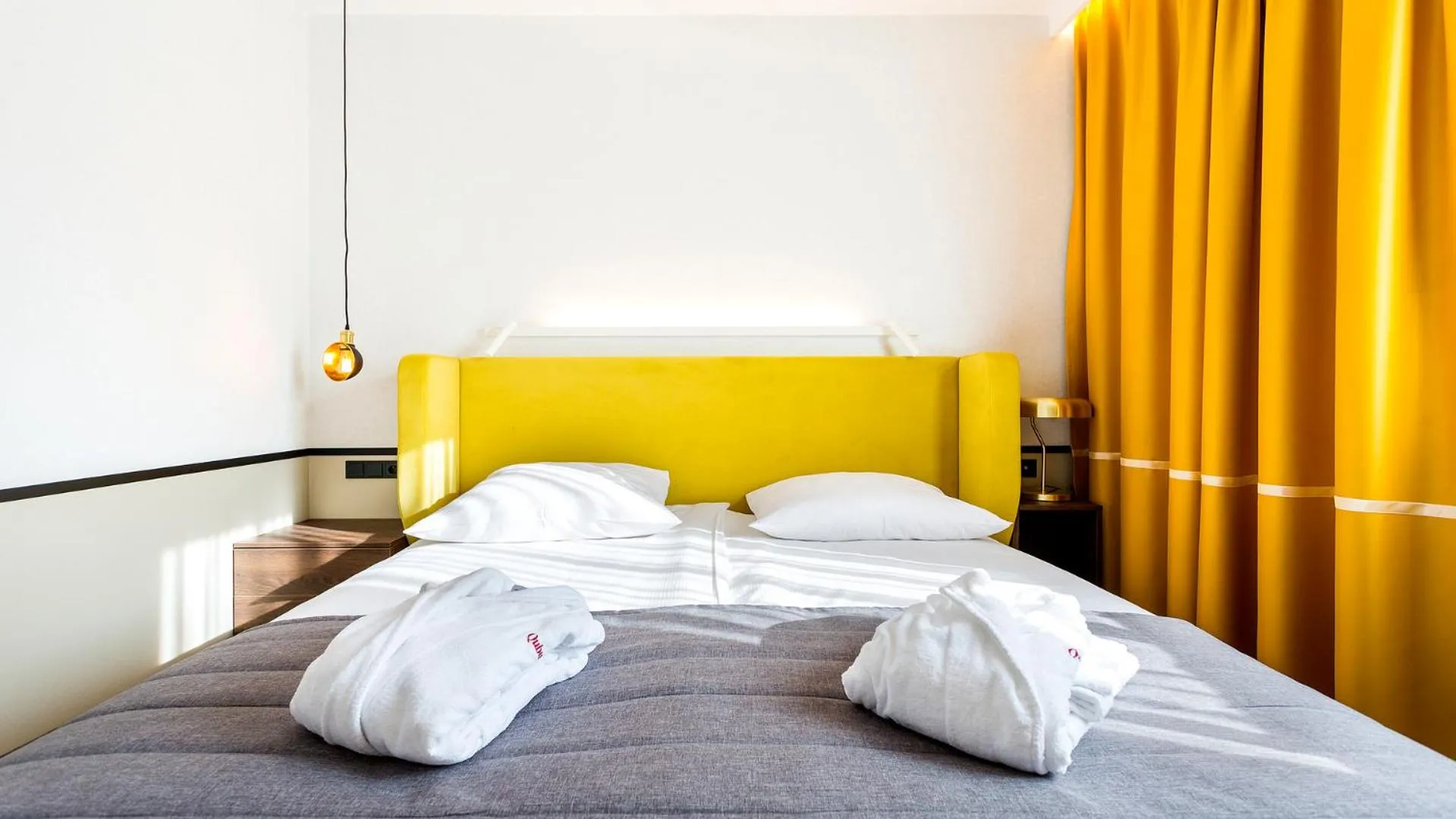 Bed in Qubus Hotel Kraków