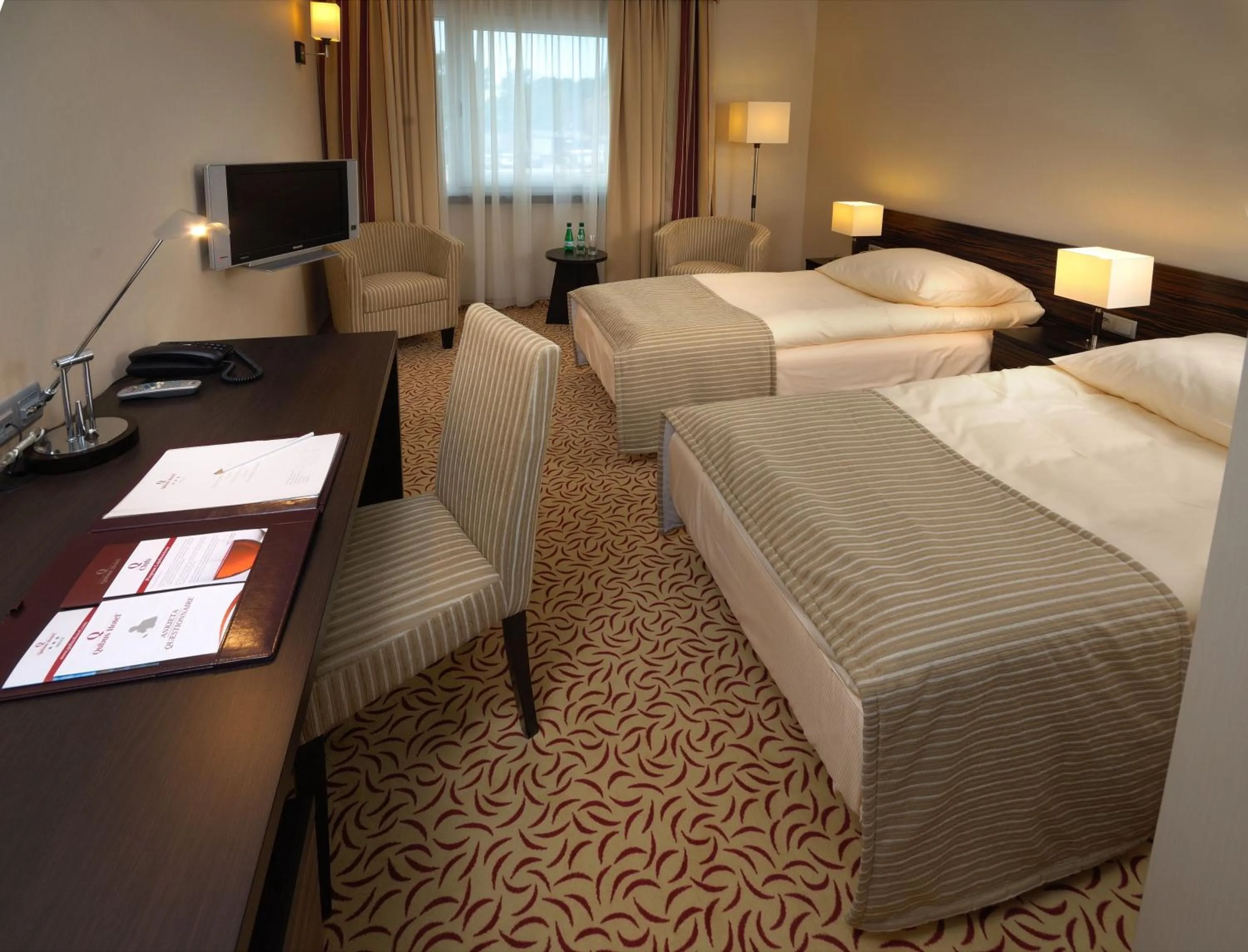 Bed in Qubus Hotel Kielce