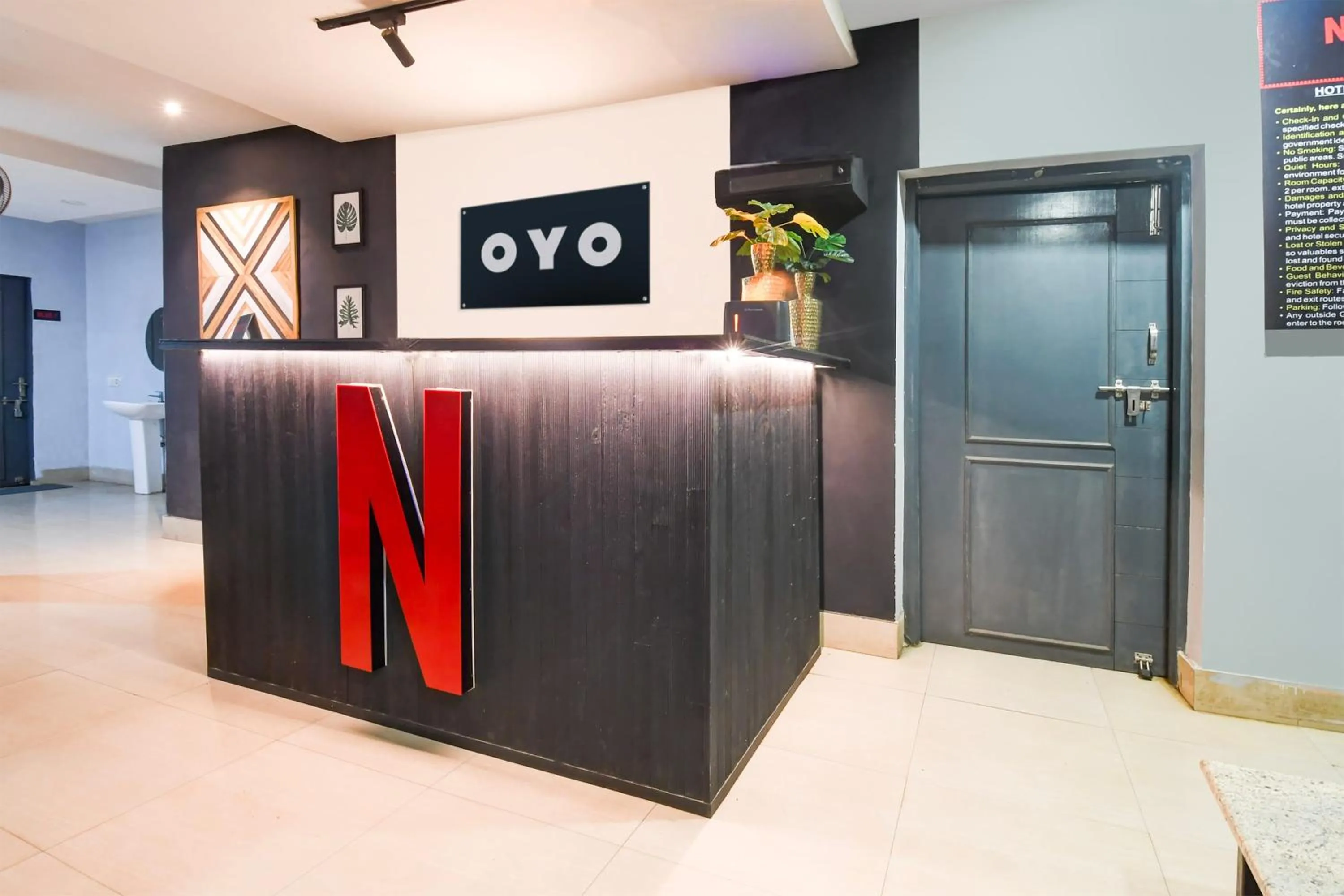 Lobby or reception in Hotel O Neatflix And Chill