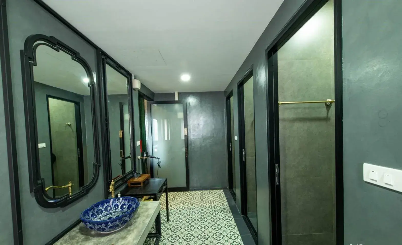 Family Room with Bathroom in Lynlan Hostel & Cafe Family Room with Bathroom in Lynlan Hostel & Cafe