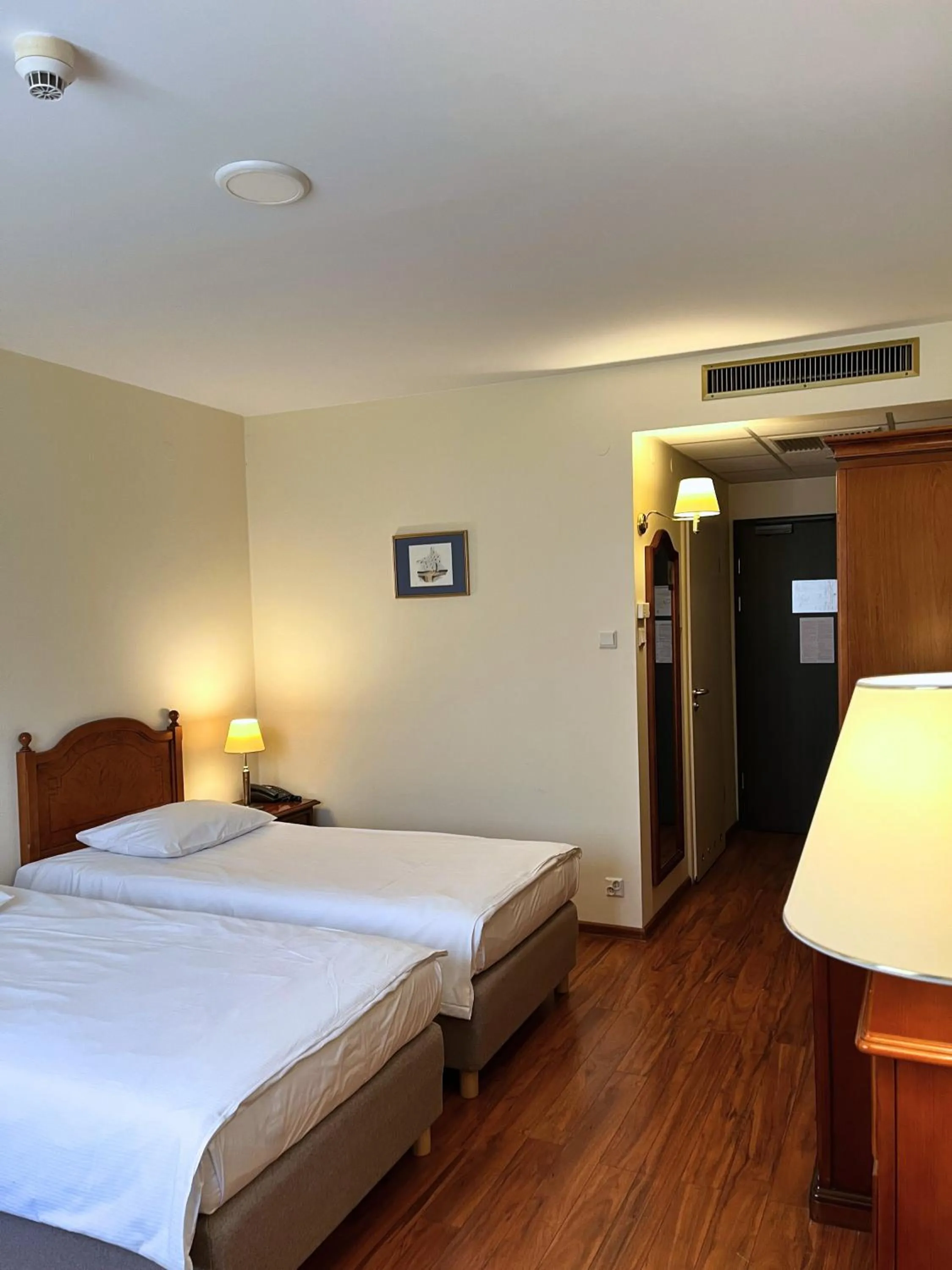 Bed in Qubus Hotel Wrocław