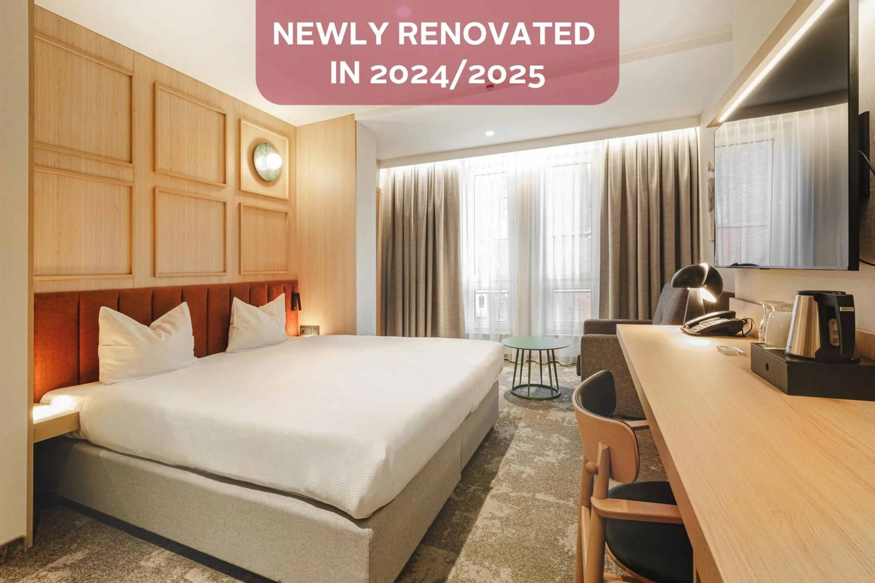 Bed in Qubus Hotel Wrocław