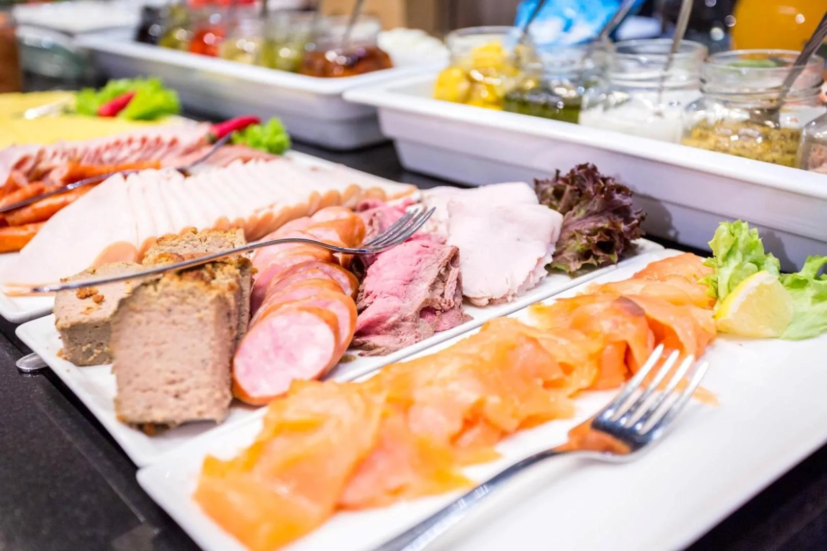 Food close-up in Qubus Hotel Łódź