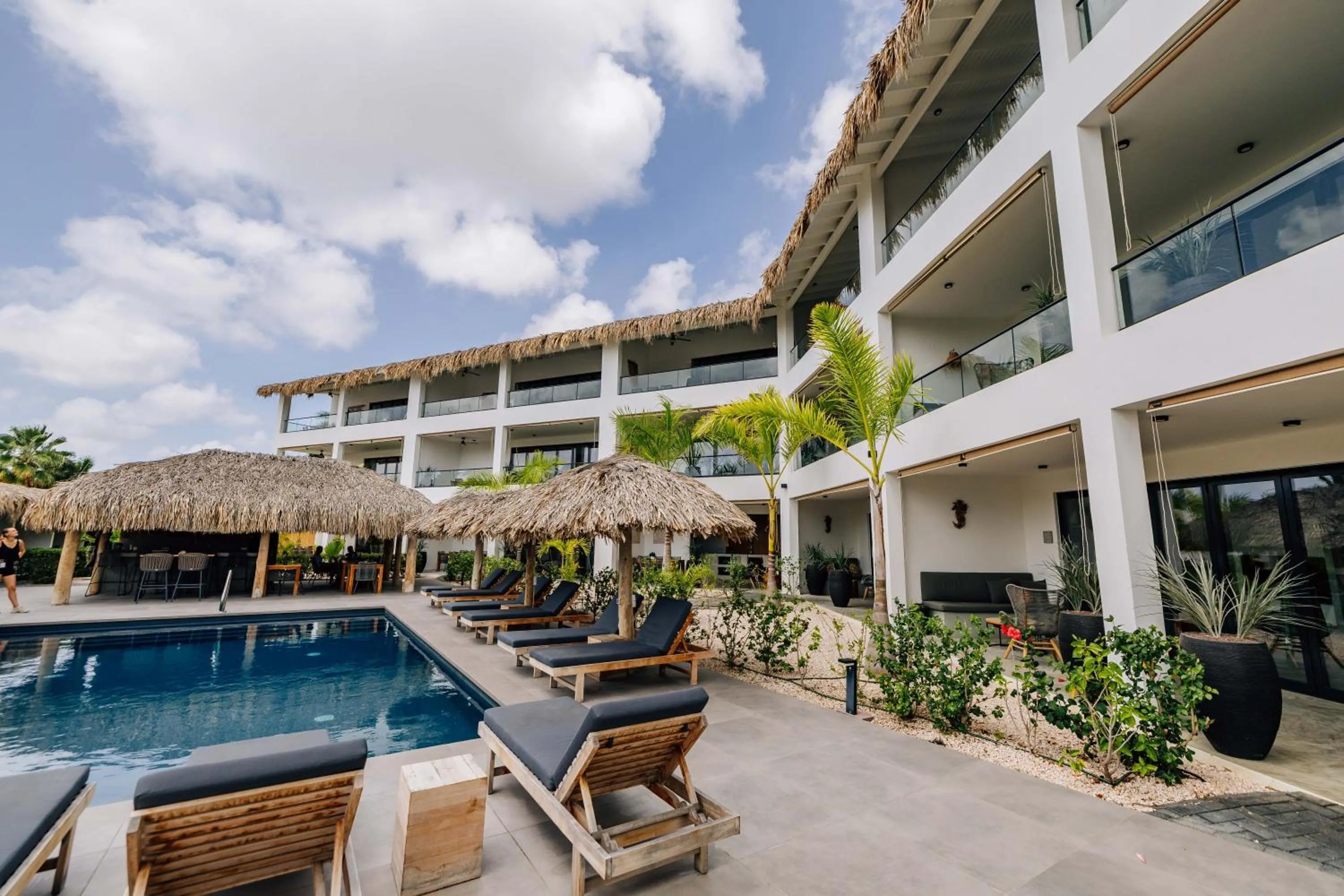 Swimming pool in Belnem House Bonaire