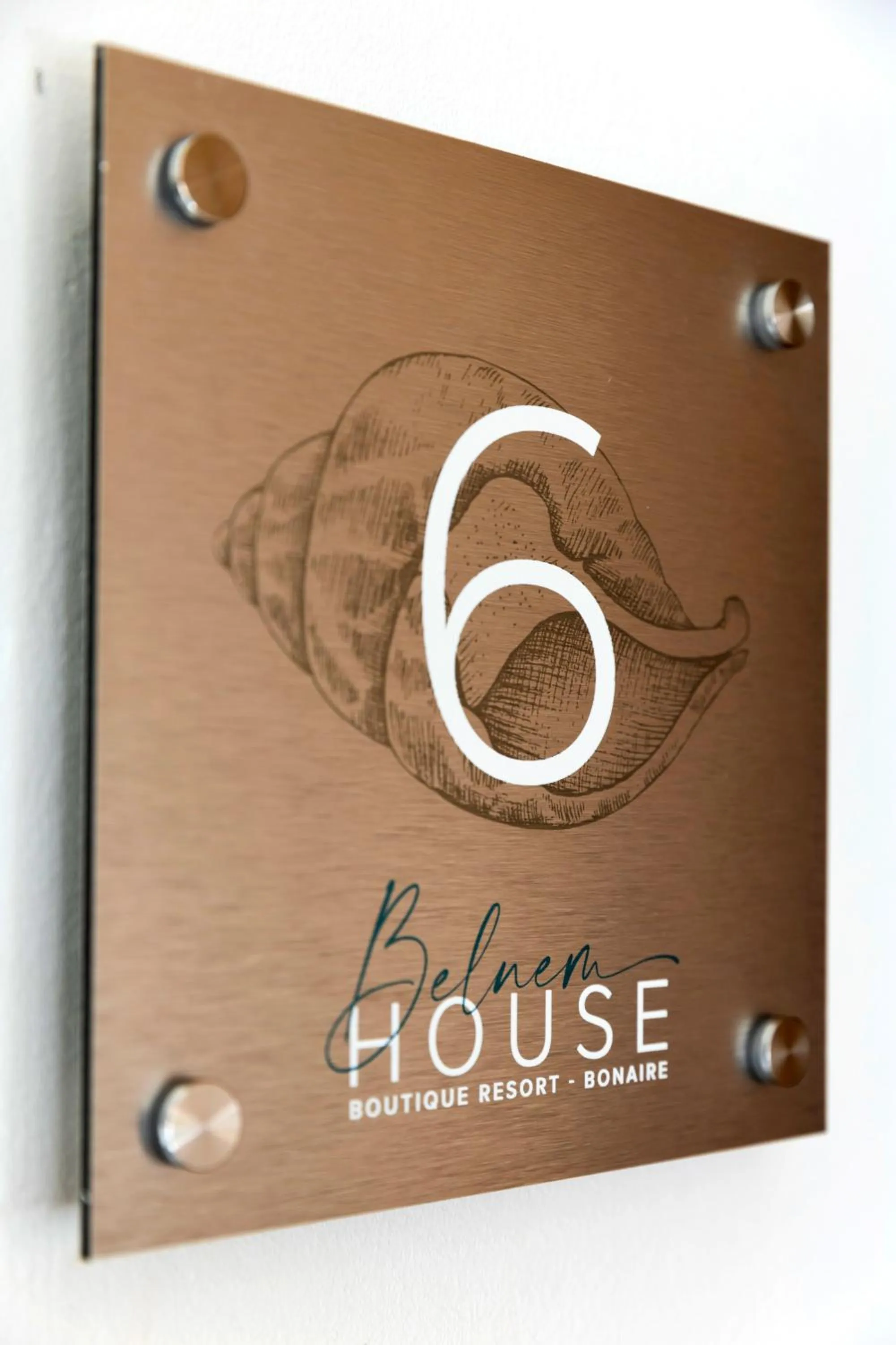 Logo/Certificate/Sign in Belnem House Bonaire