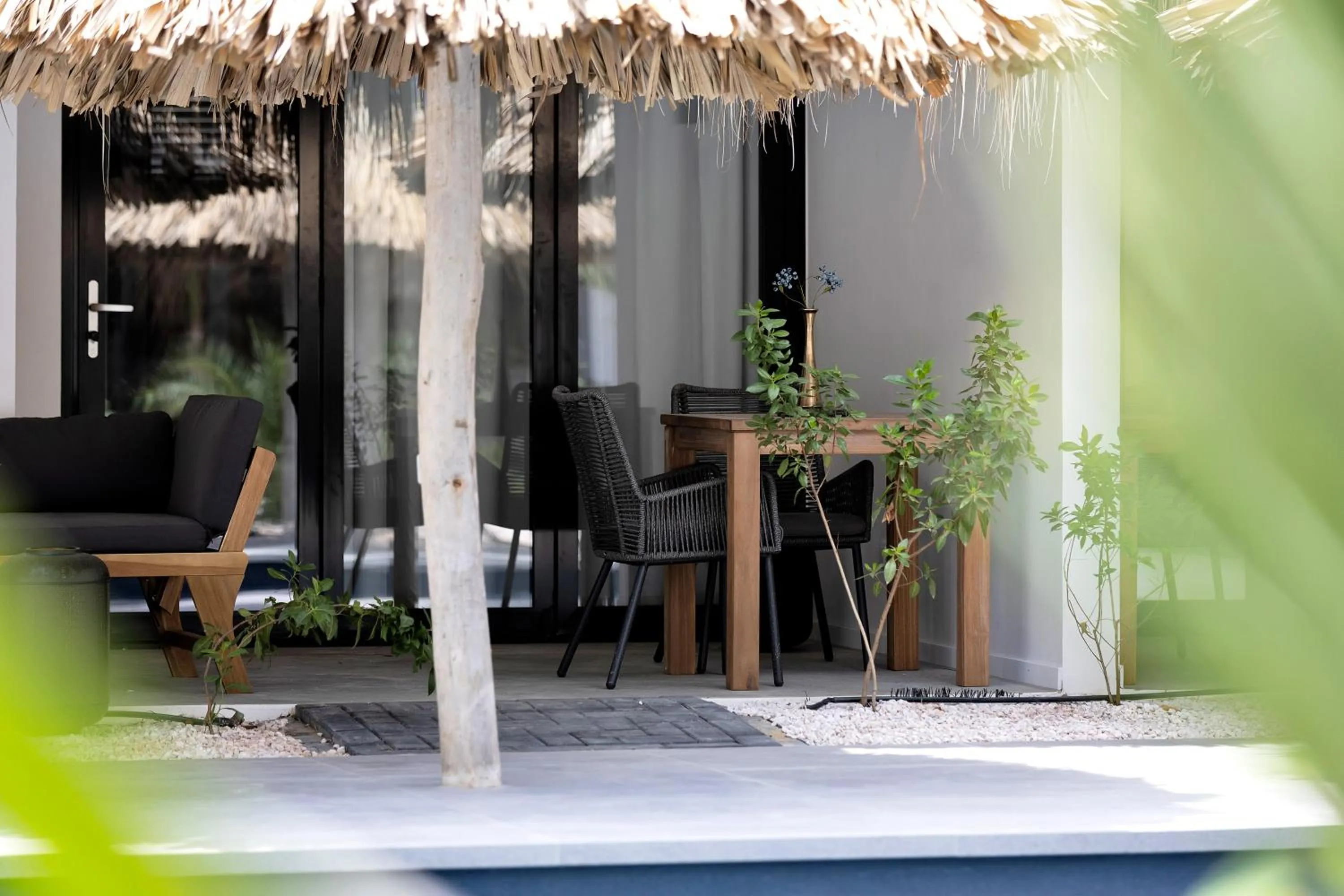 Inner courtyard view in Belnem House Bonaire