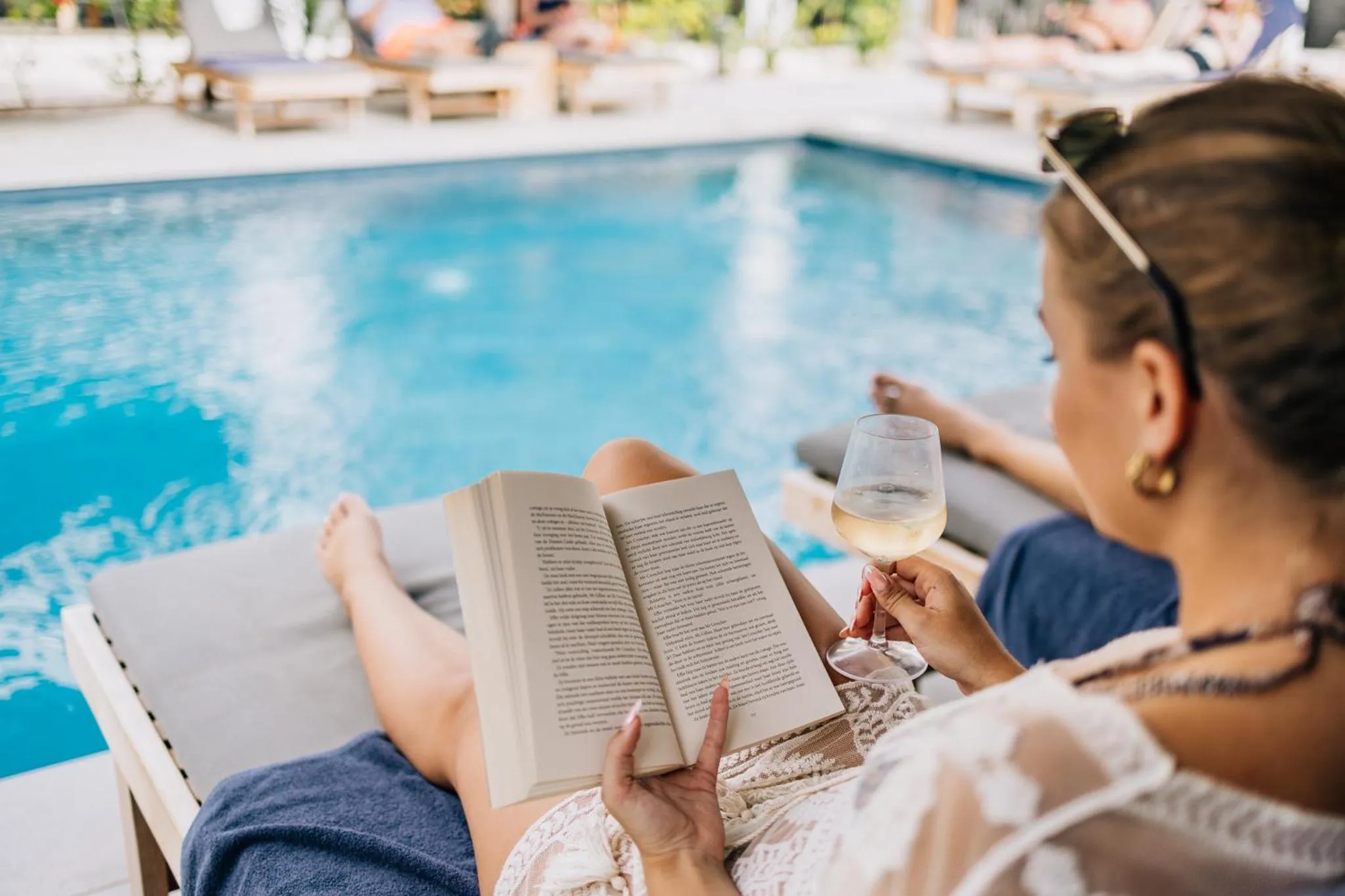 Swimming pool in Belnem House Bonaire
