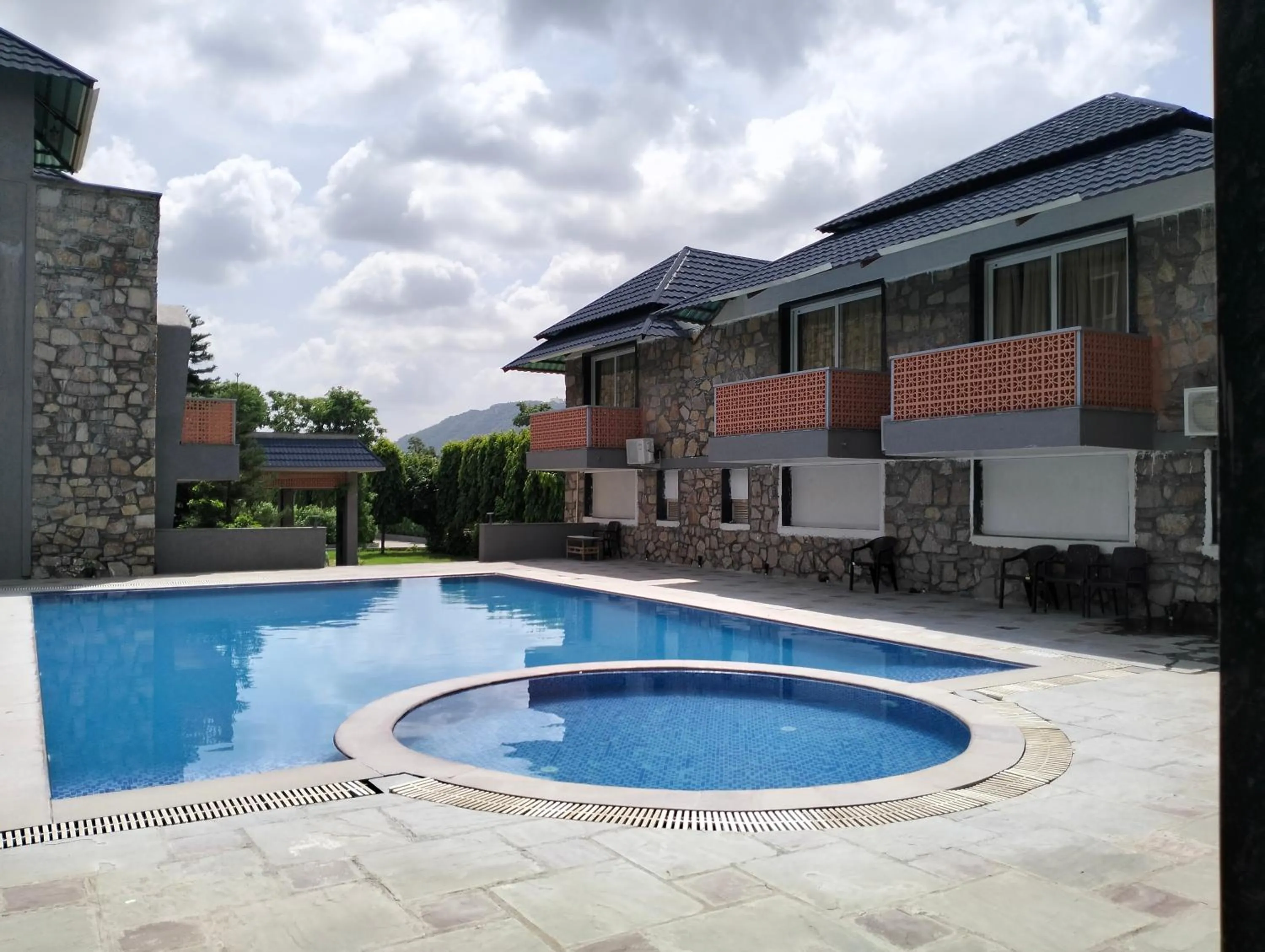 Pool view in Nature Retreat Resorts- Life in Nature