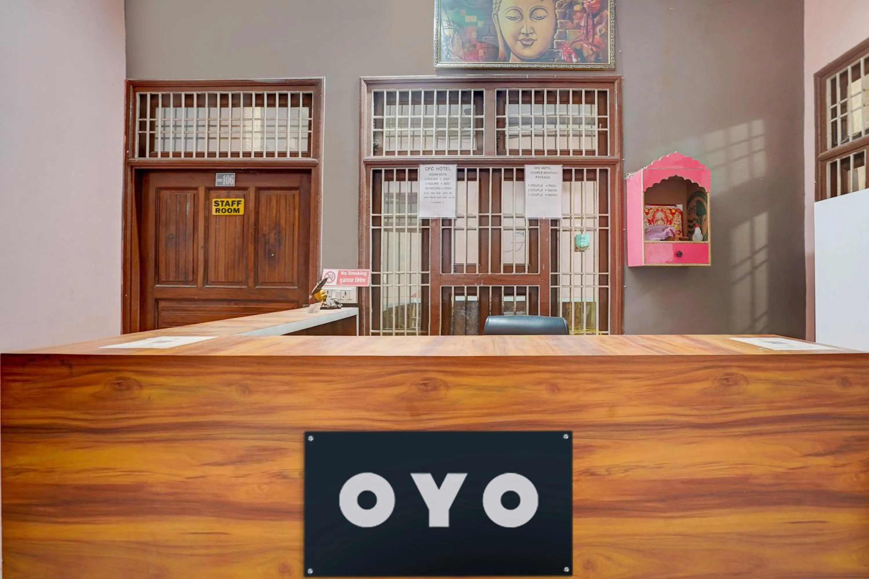 Lobby or reception in Hotel O Crown Food Court cfc