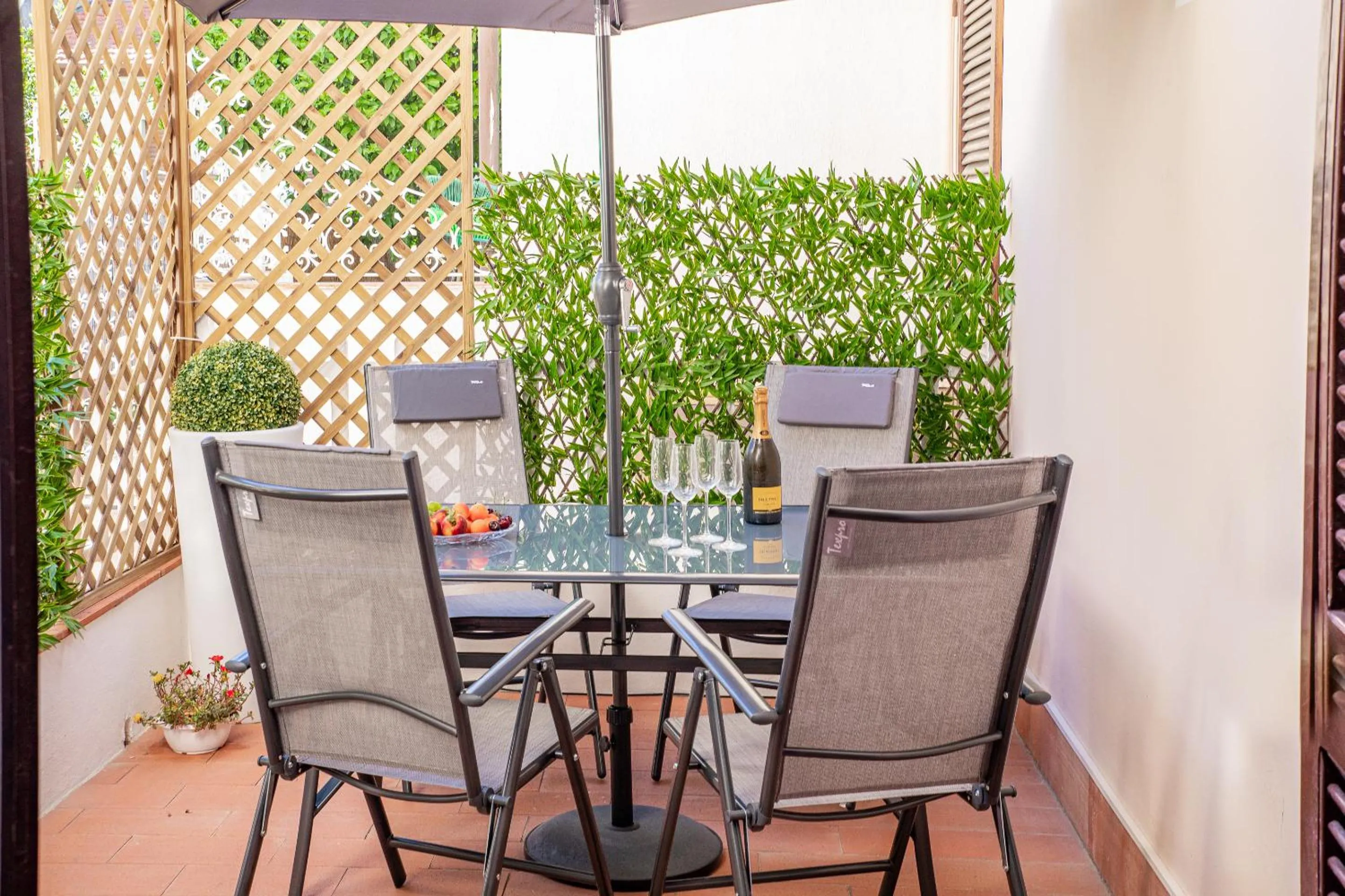 Balcony/Terrace in Suite Carducci Viareggio