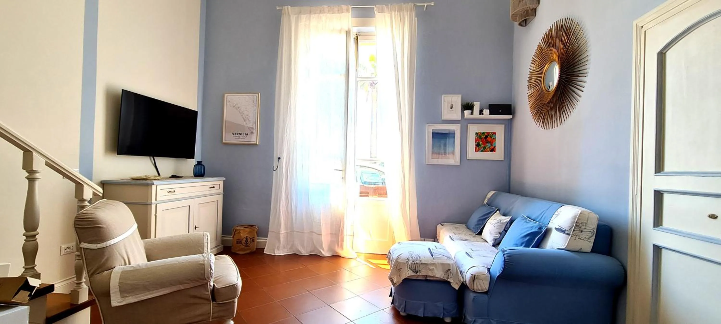 Living room in Suite Carducci Viareggio