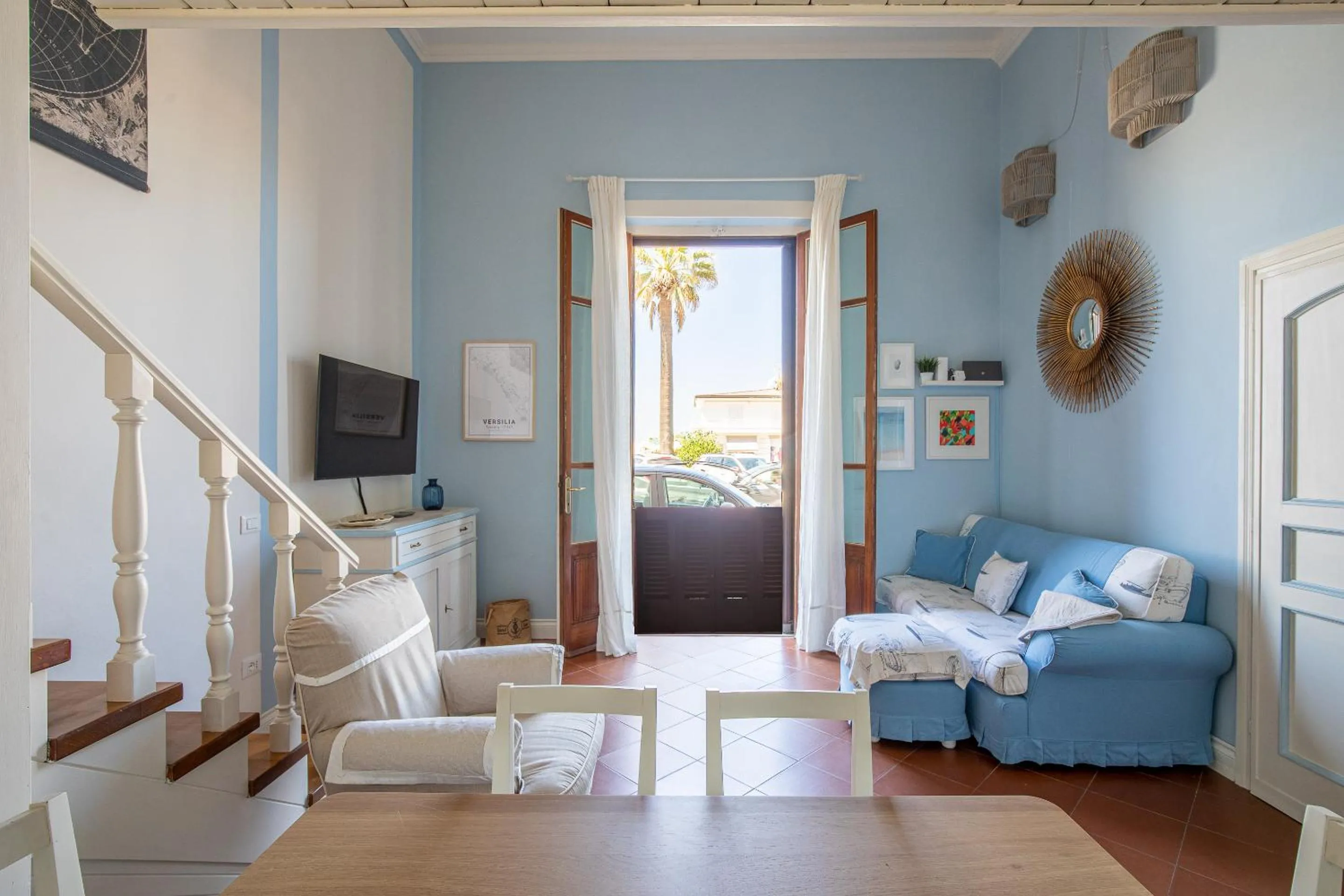 Living room in Suite Carducci Viareggio