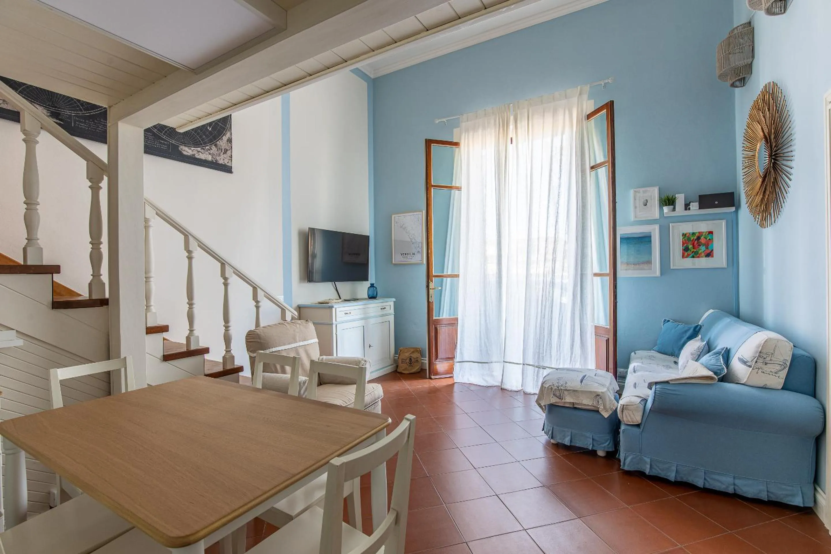 Living room in Suite Carducci Viareggio