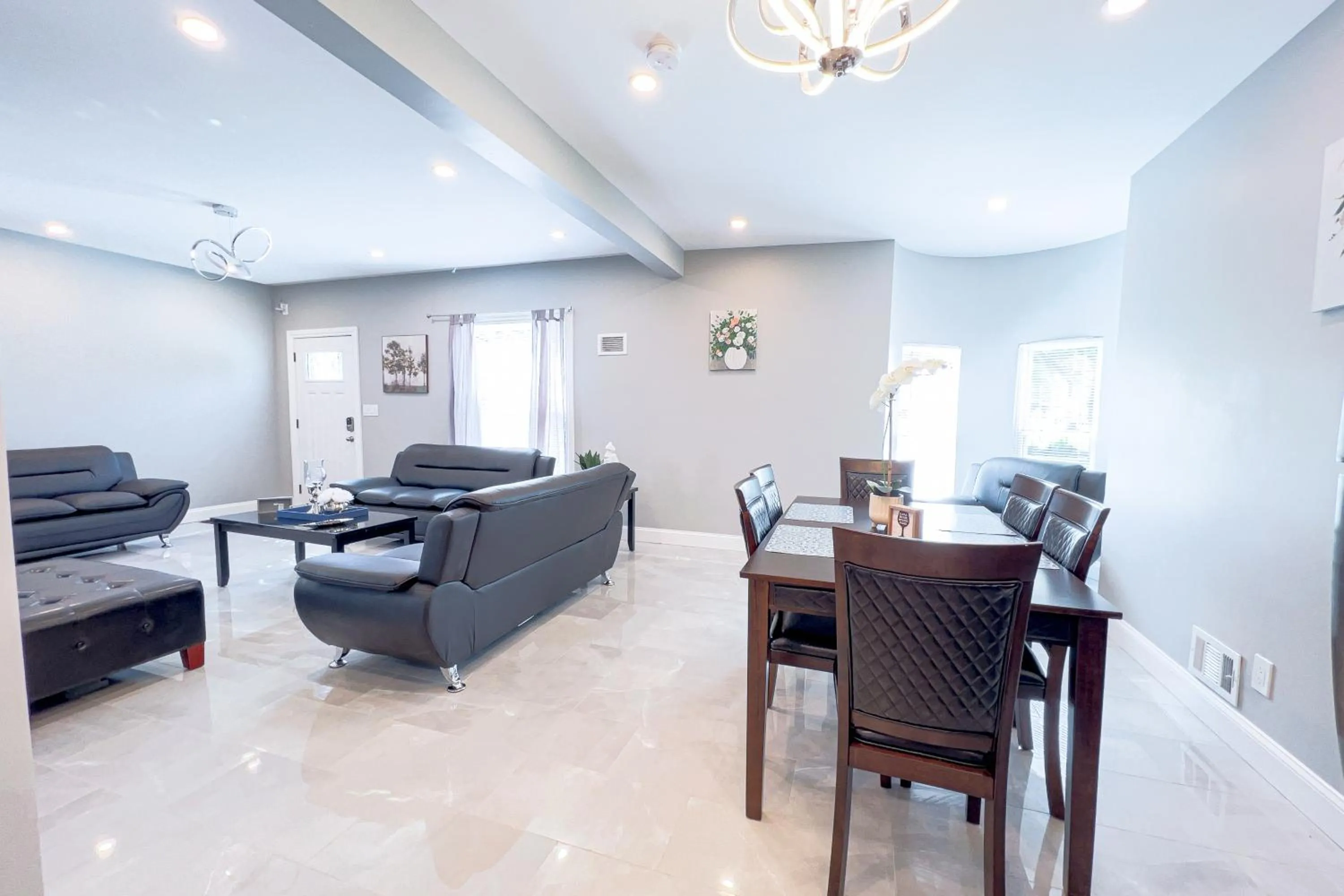 Living room in The Cedar Chateau