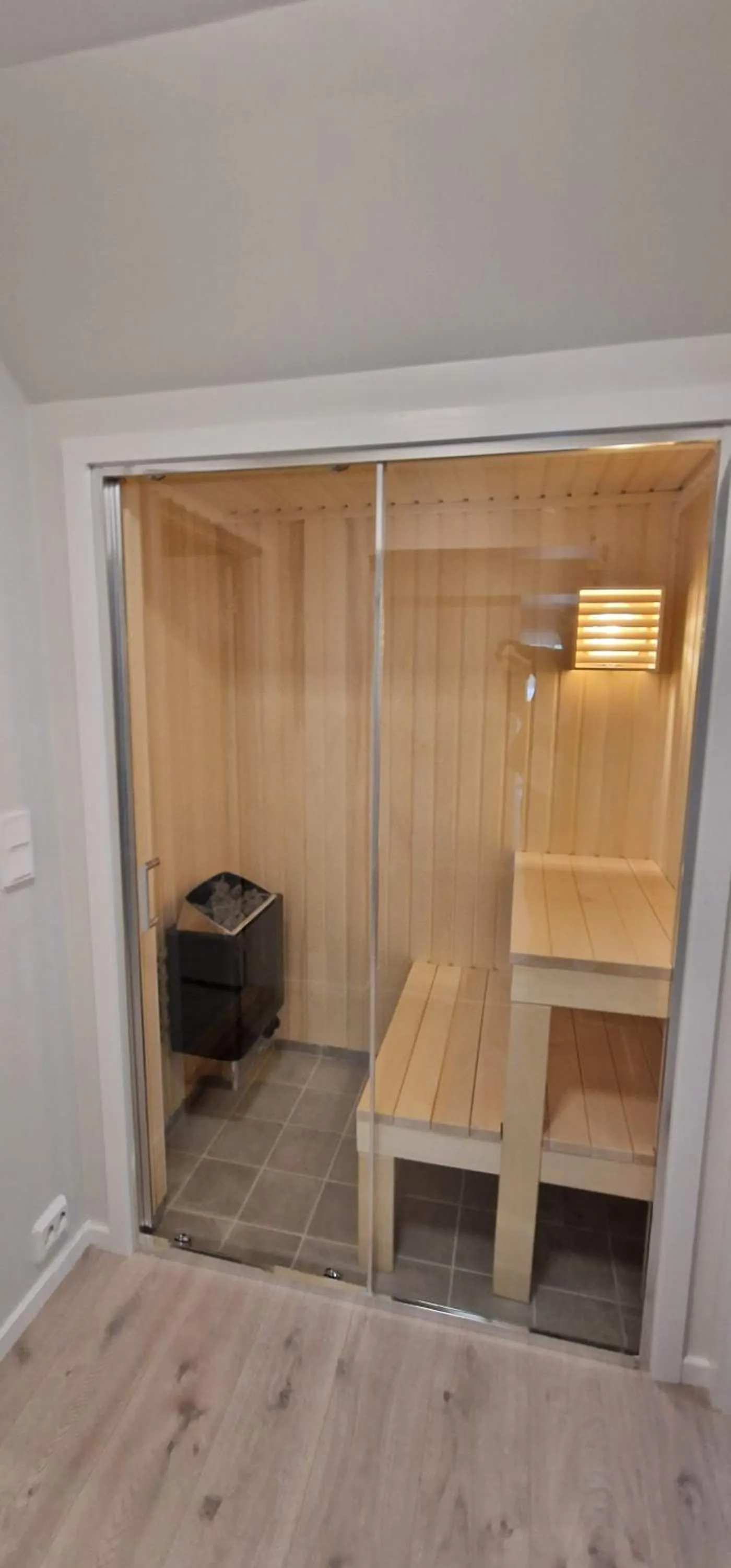 Sauna in Haugetuft Apartments