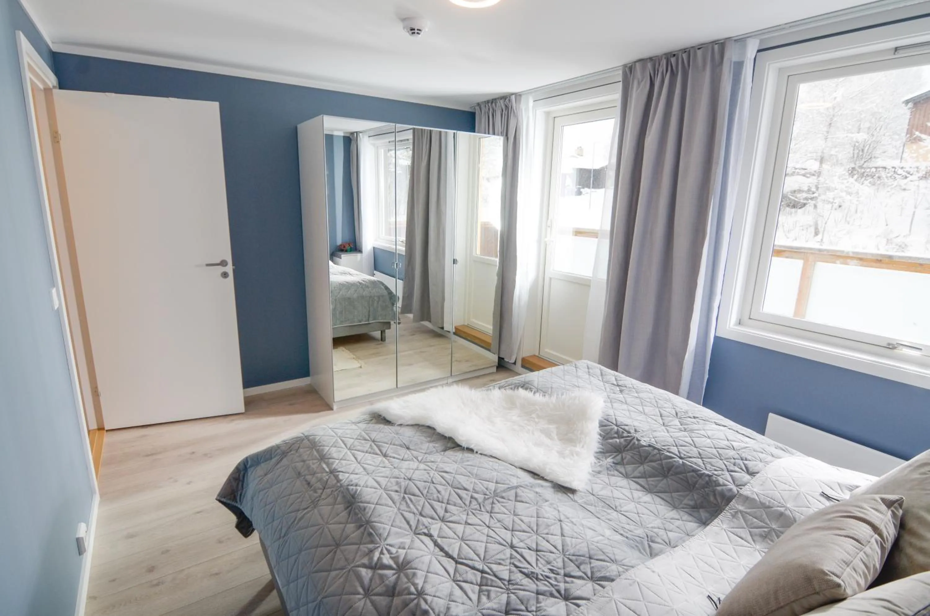 Bed in Haugetuft Apartments