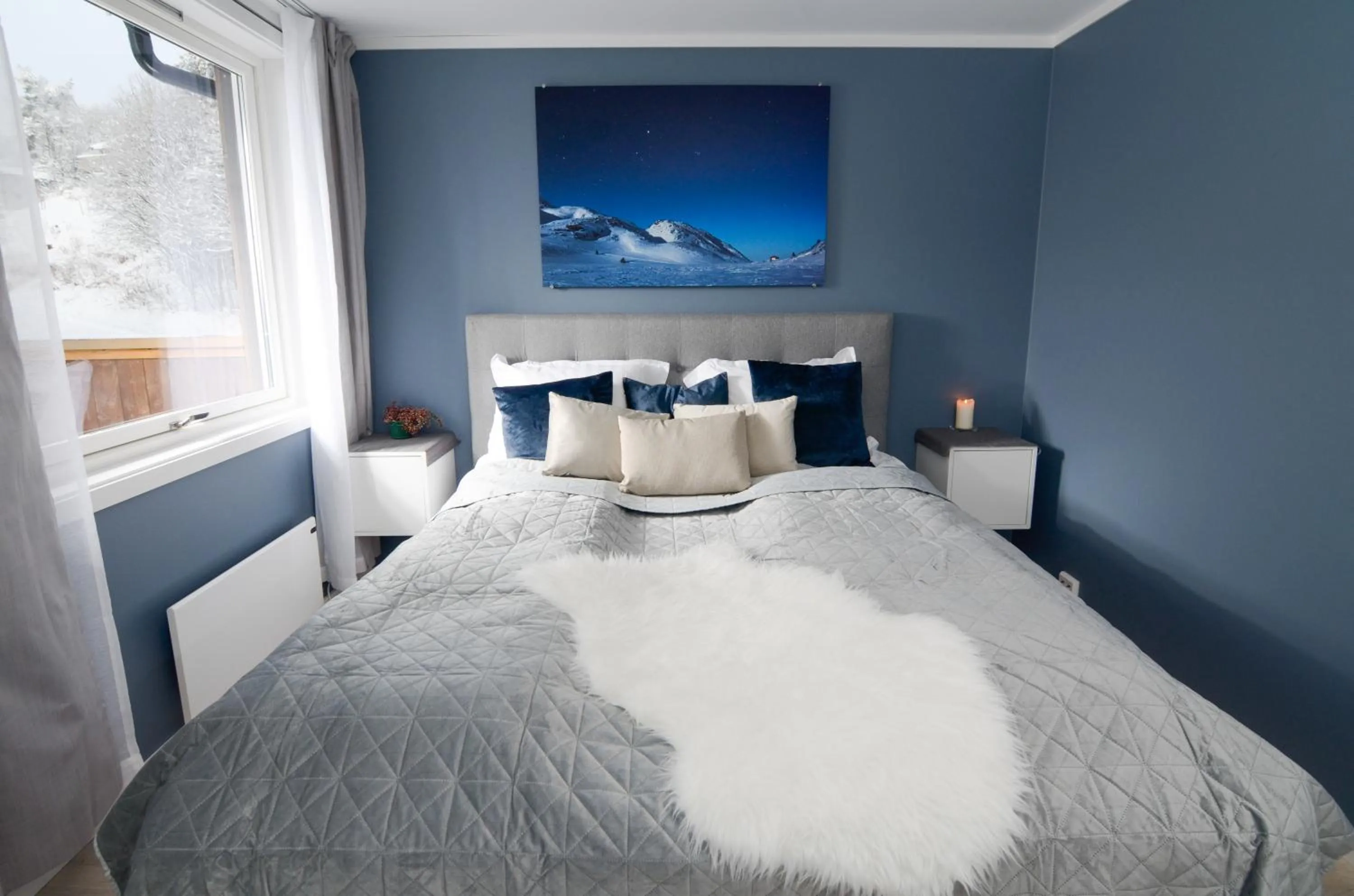 Bed in Haugetuft Apartments