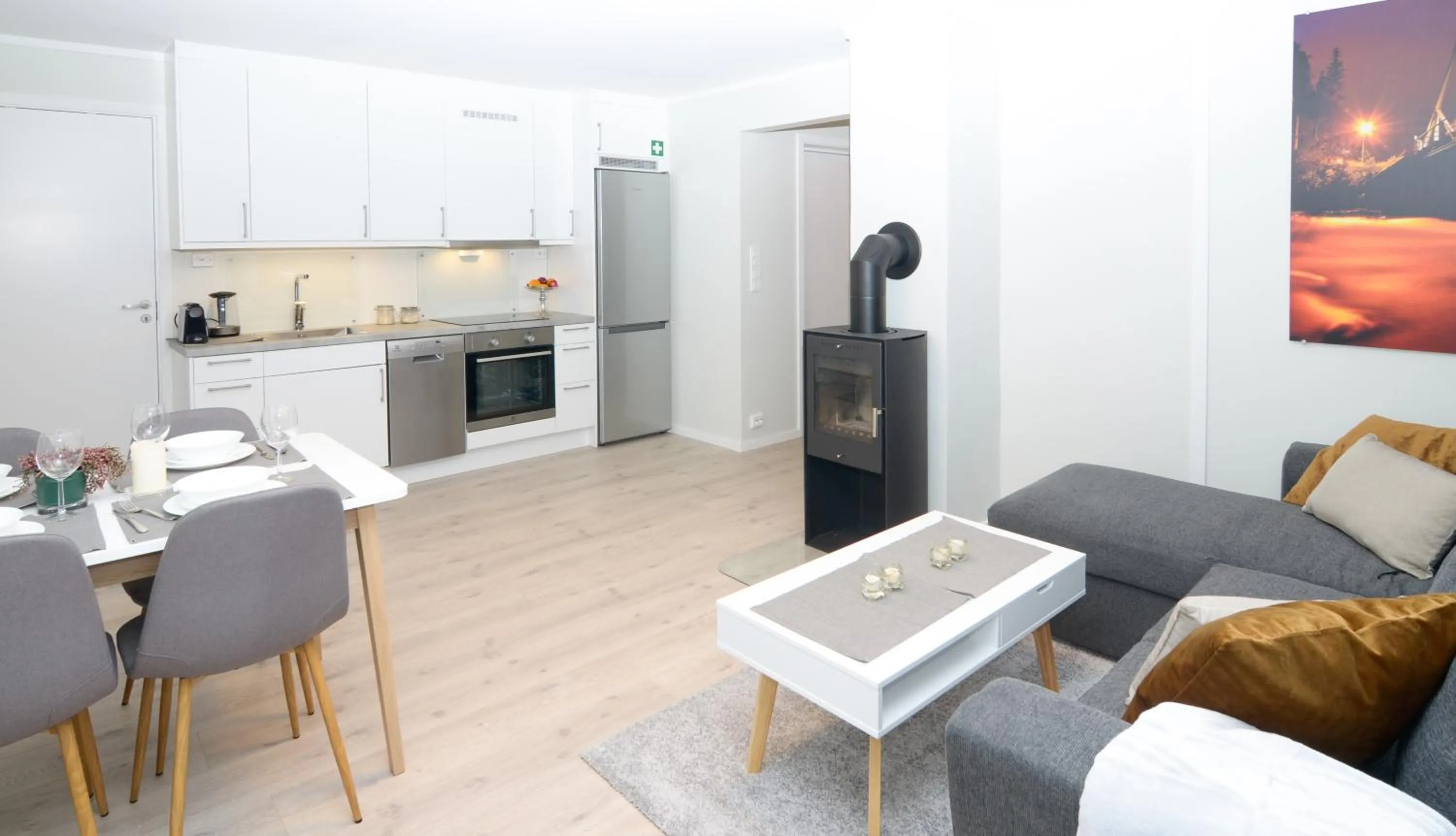 Living room in Haugetuft Apartments