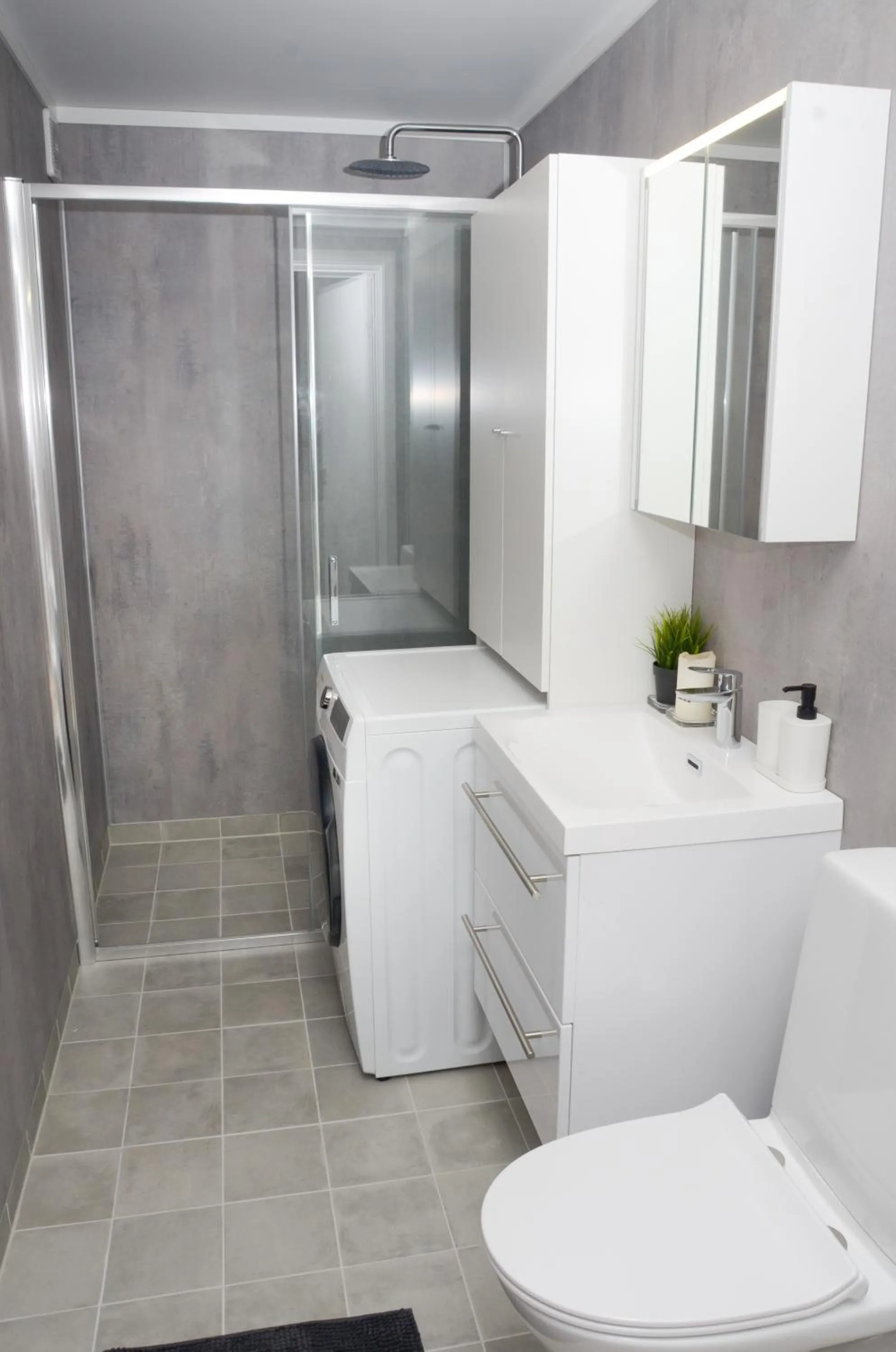 Bathroom in Haugetuft Apartments