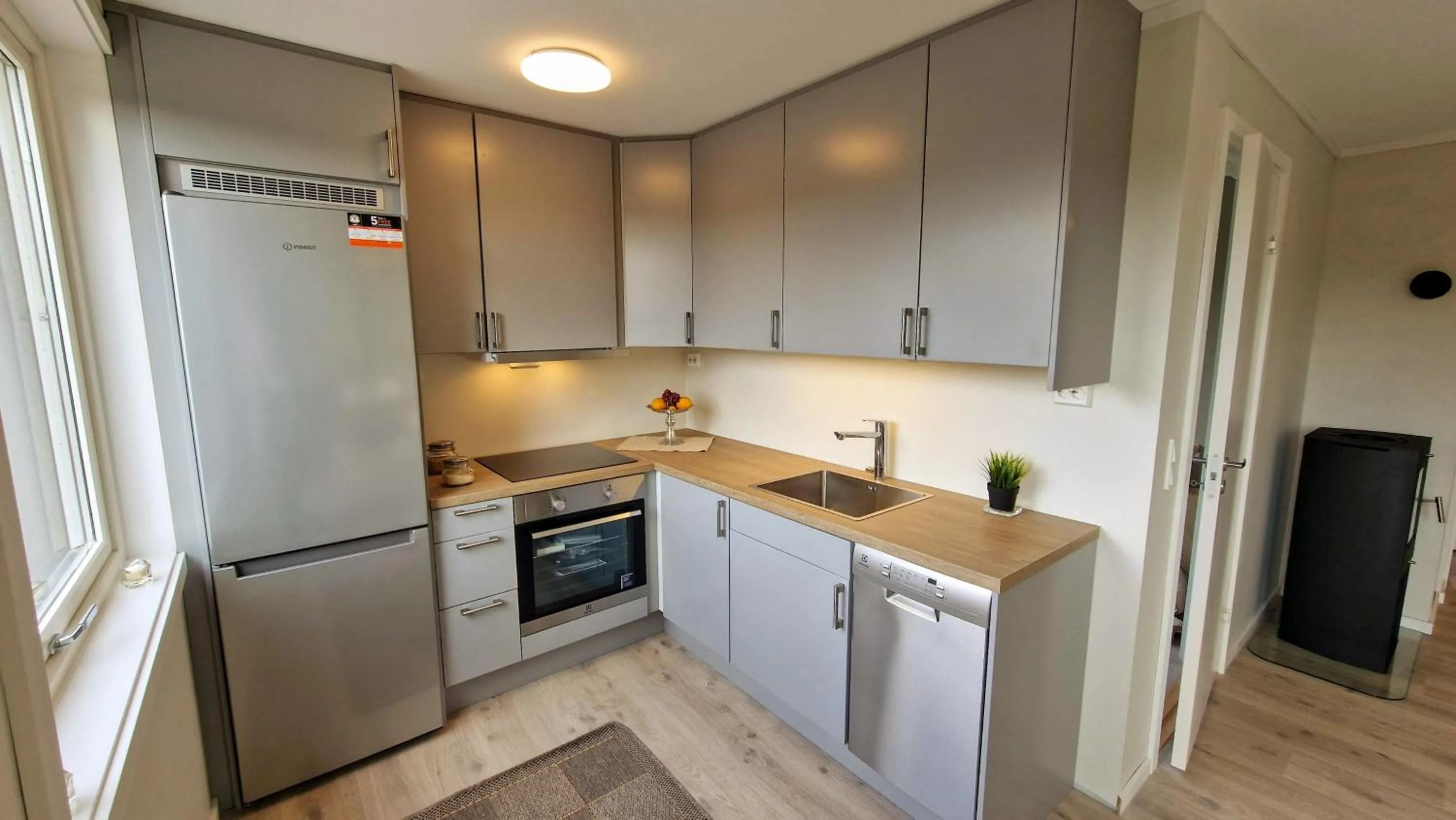 Kitchen or kitchenette in Haugetuft Apartments