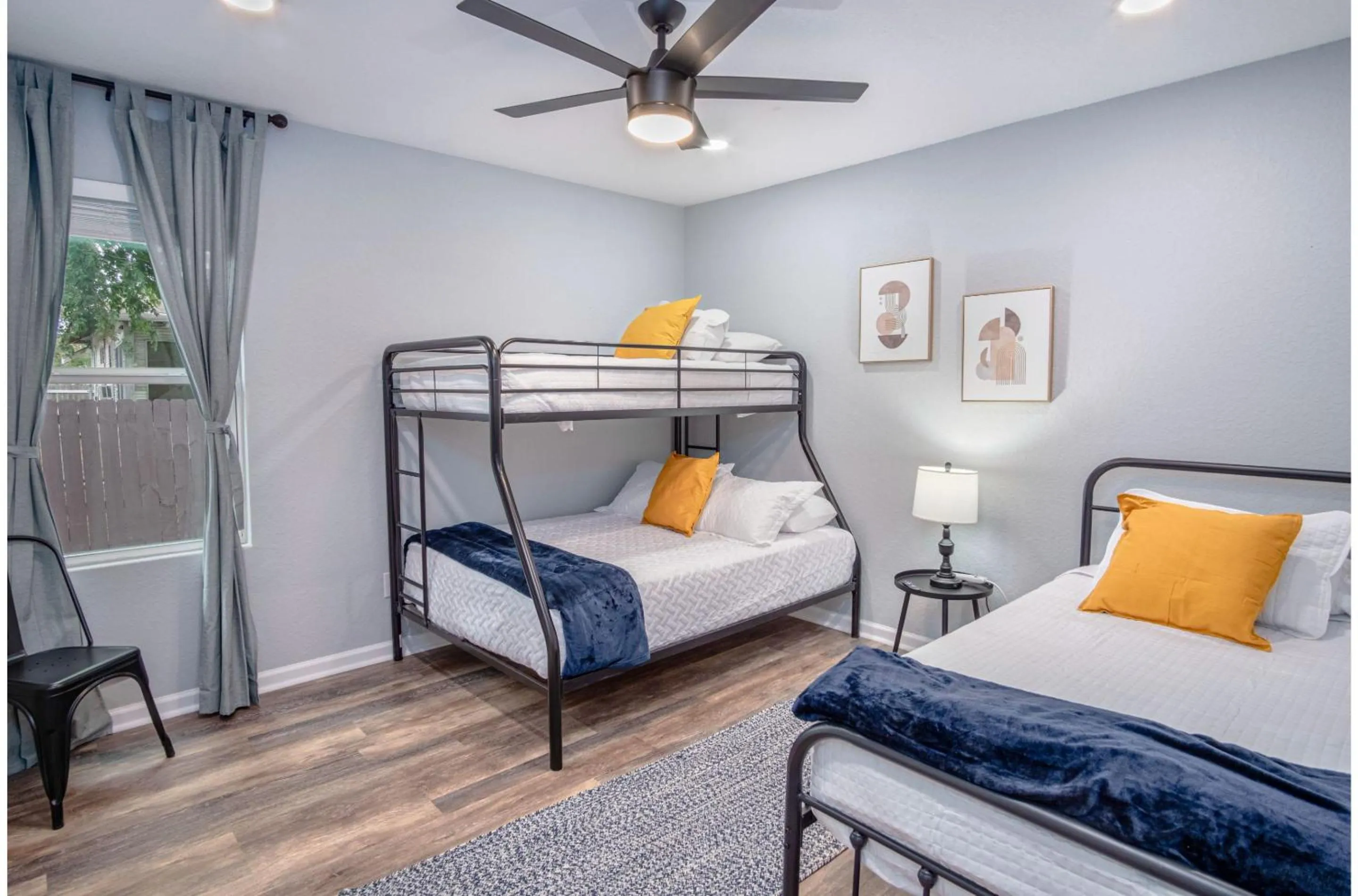 Bed in Captivating 4BR 2BA Home Near Awesome Downtown