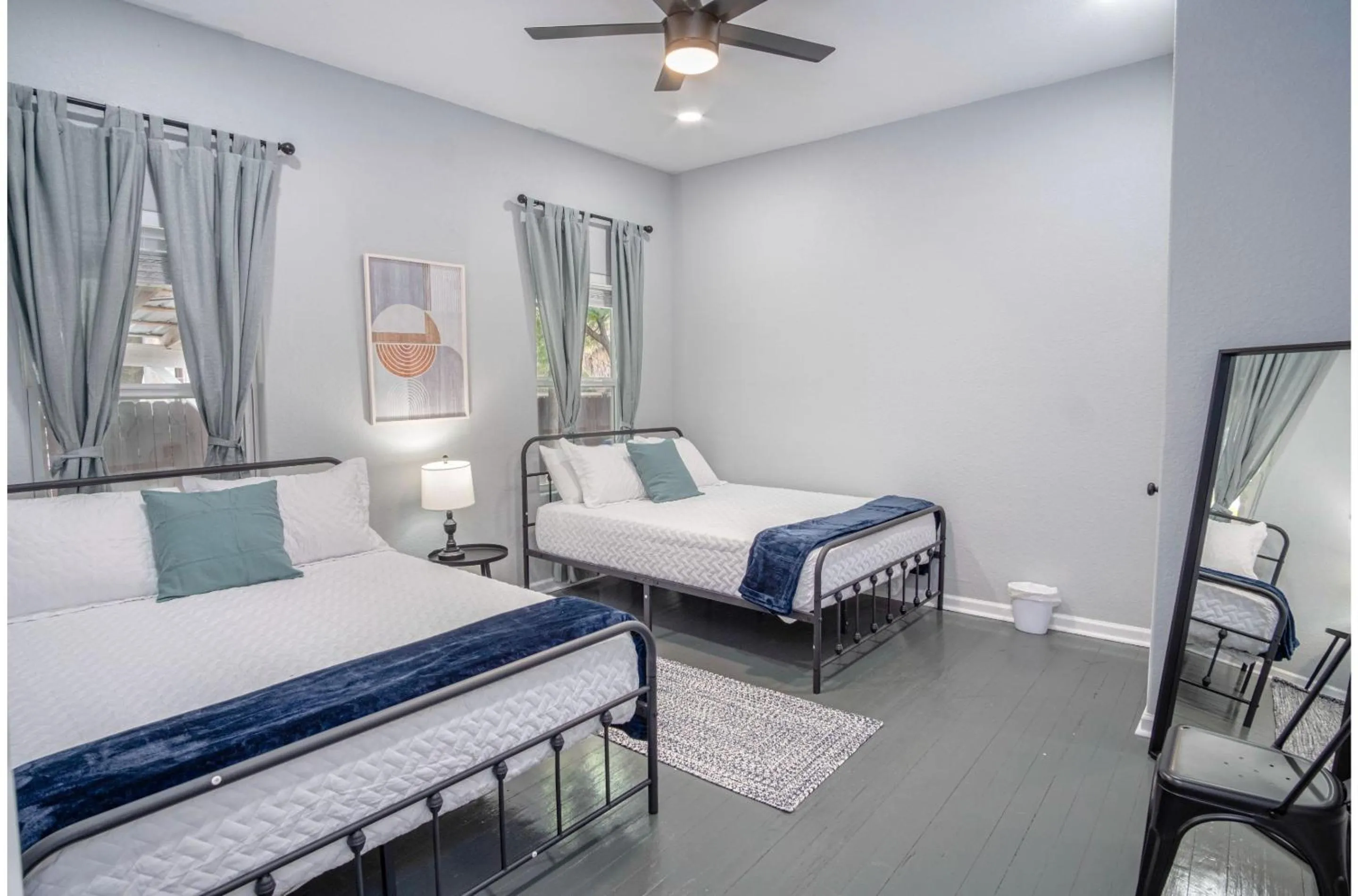 Bed in Captivating 4BR 2BA Home Near Awesome Downtown