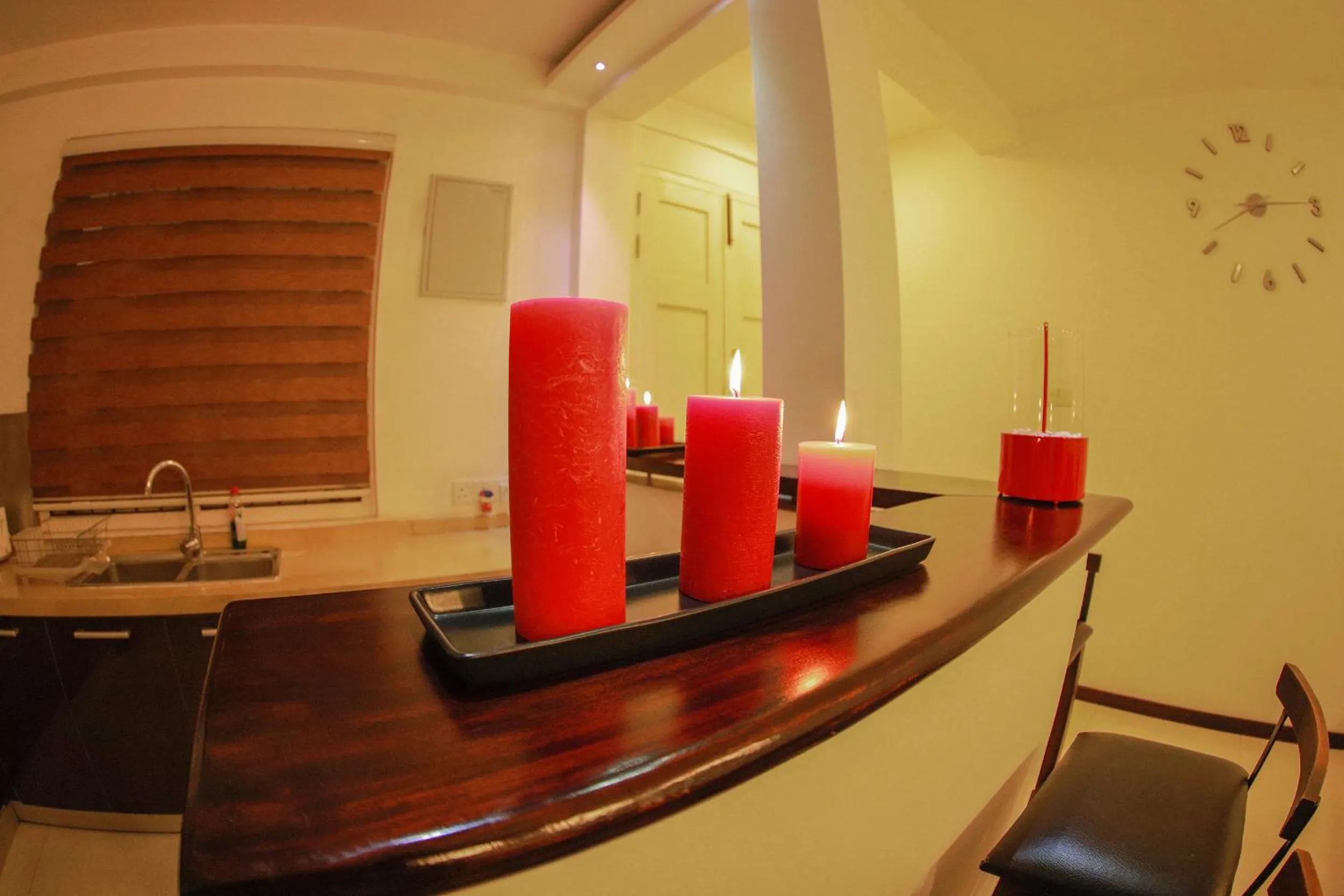 Kitchen or kitchenette in Blue Water Boutique Hotel