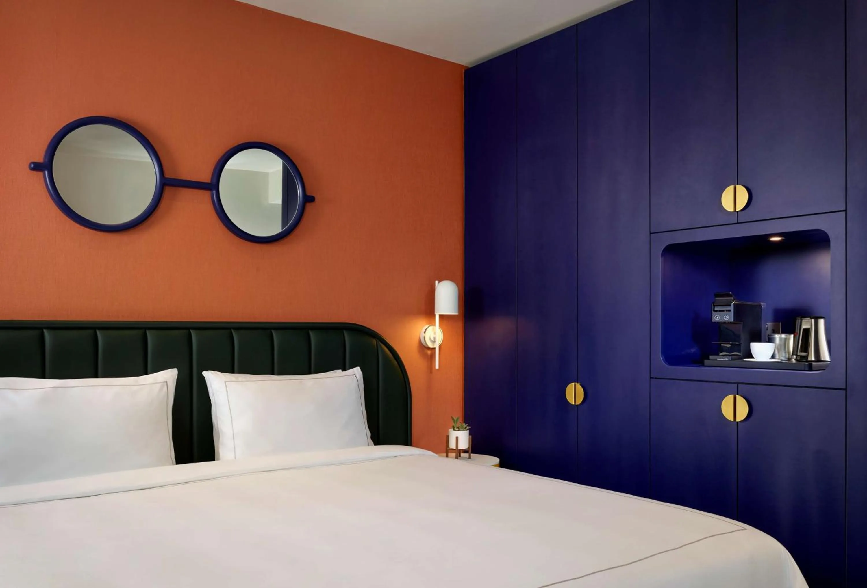 Bedroom, Bed in art'otel London Battersea Power Station, Powered by Radisson Hotels