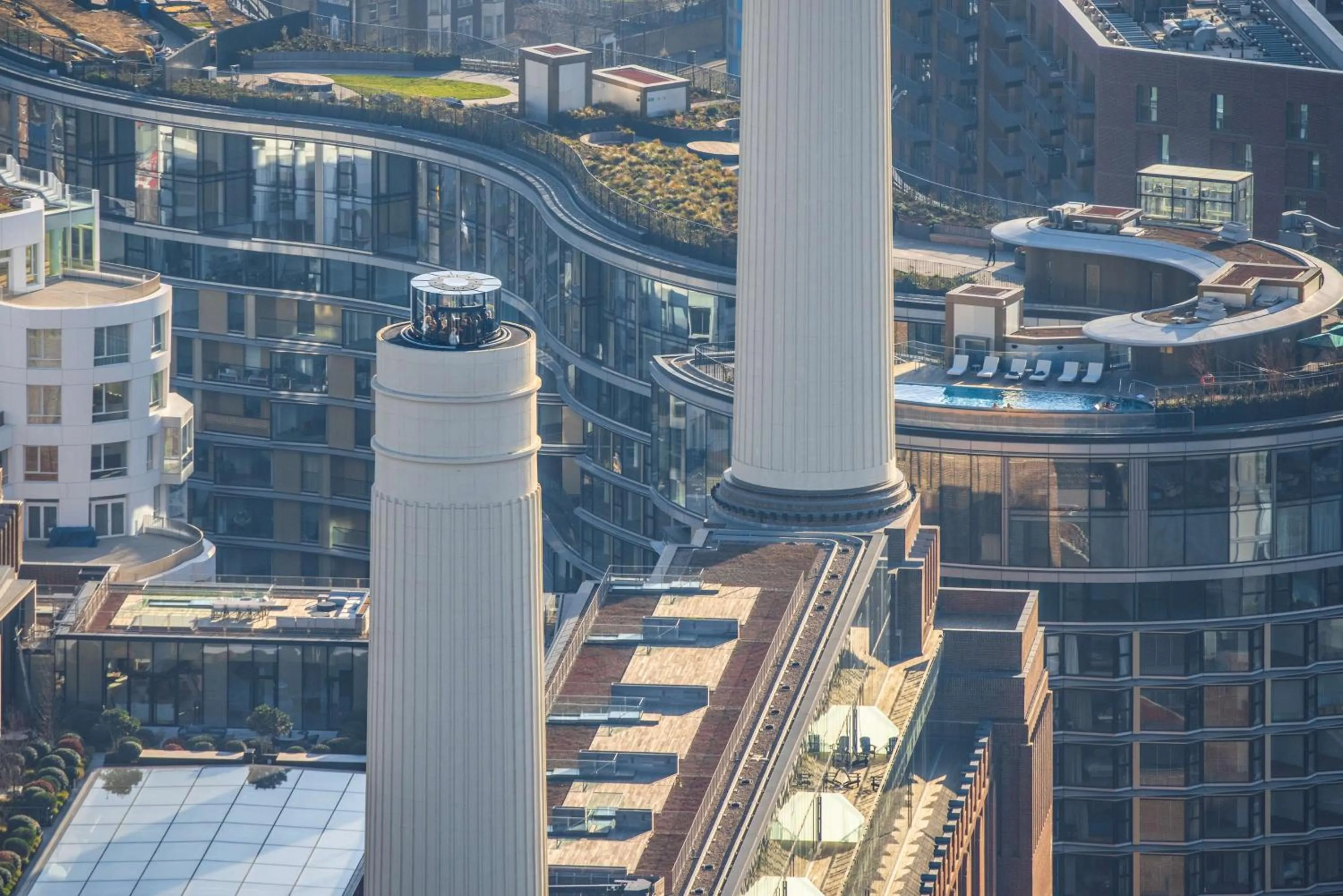 Property building in art'otel London Battersea Power Station, Powered by Radisson Hotels