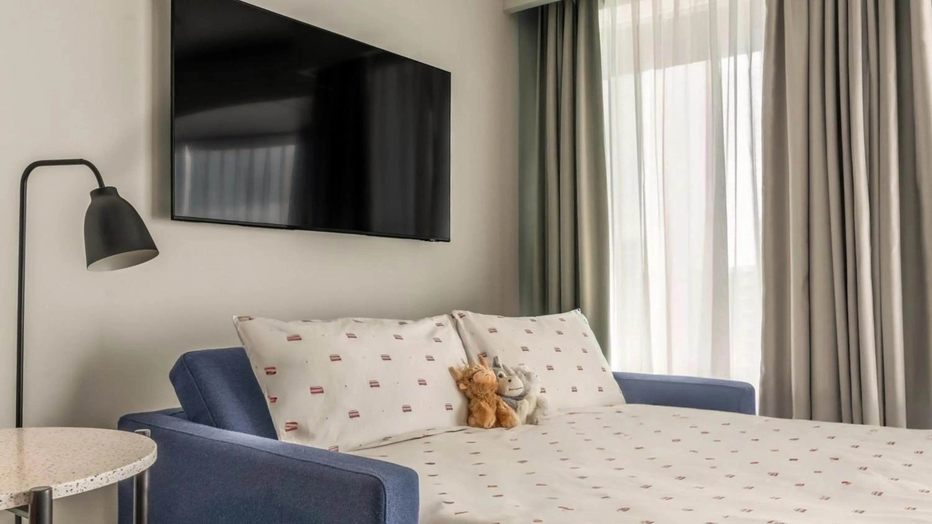 Bedroom, Bed in art'otel London Battersea Power Station, Powered by Radisson Hotels