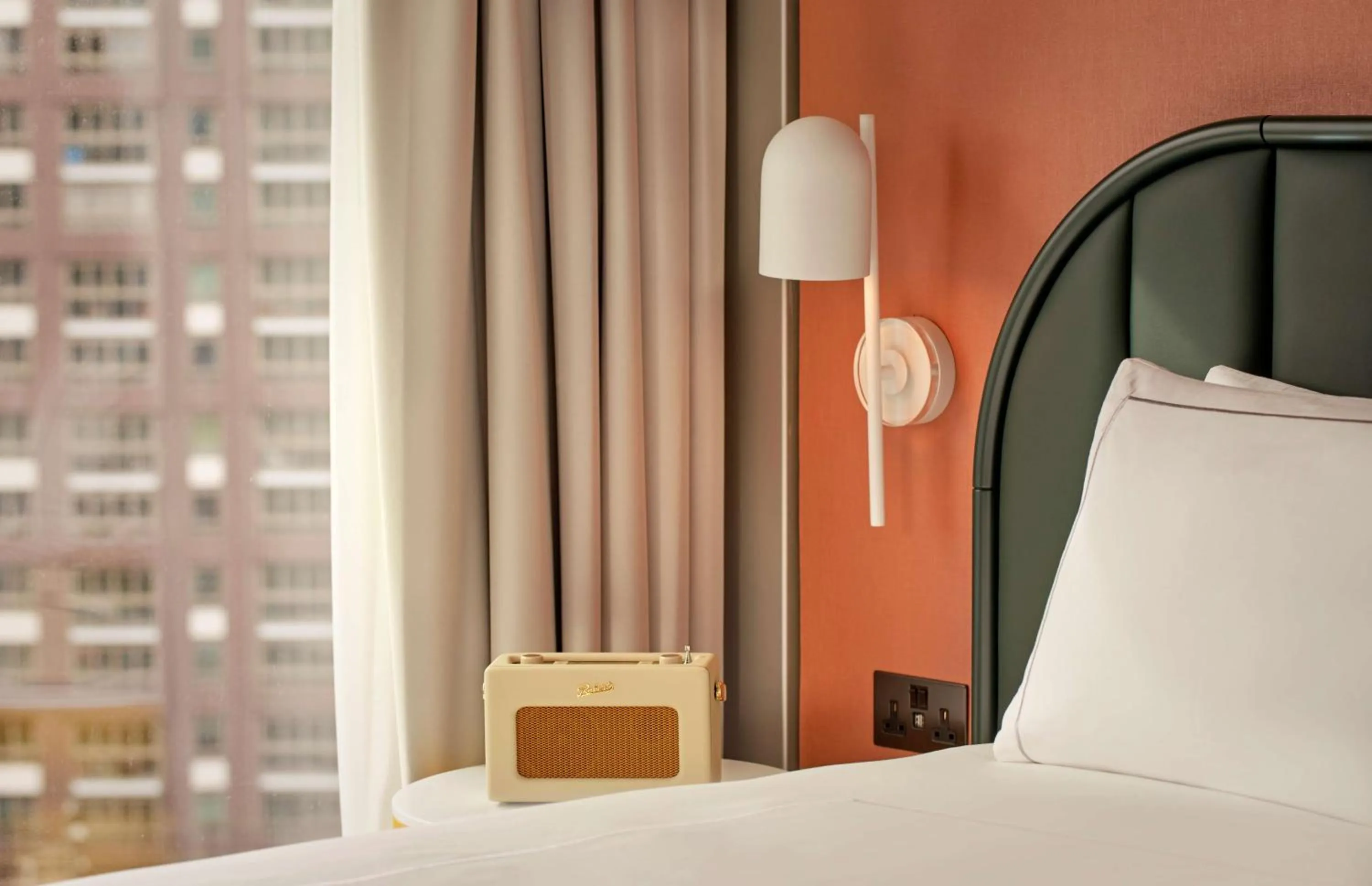 Bedroom, Bed in art'otel London Battersea Power Station, Powered by Radisson Hotels