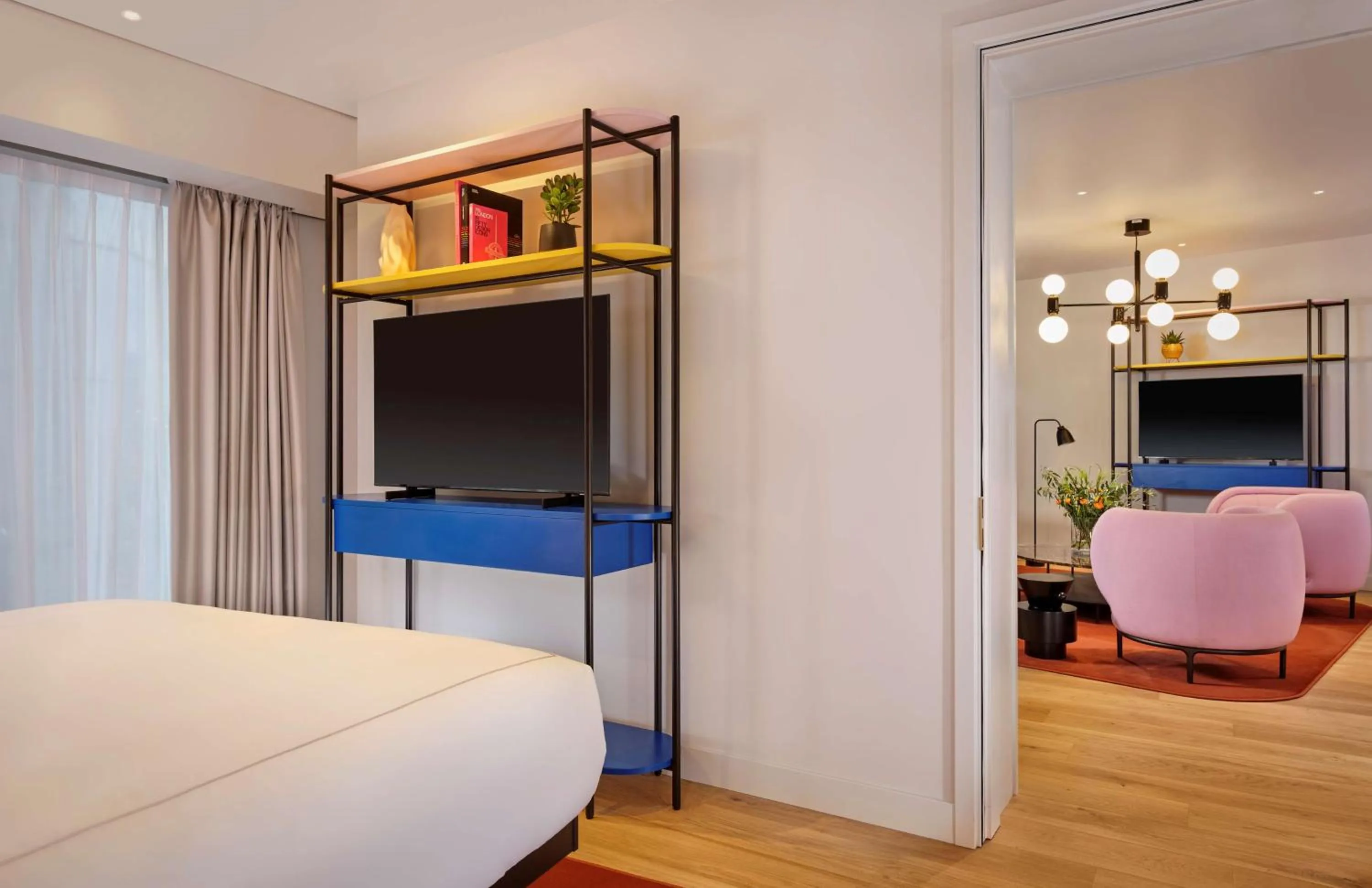 Photo of the whole room, Bed in art'otel London Battersea Power Station, Powered by Radisson Hotels