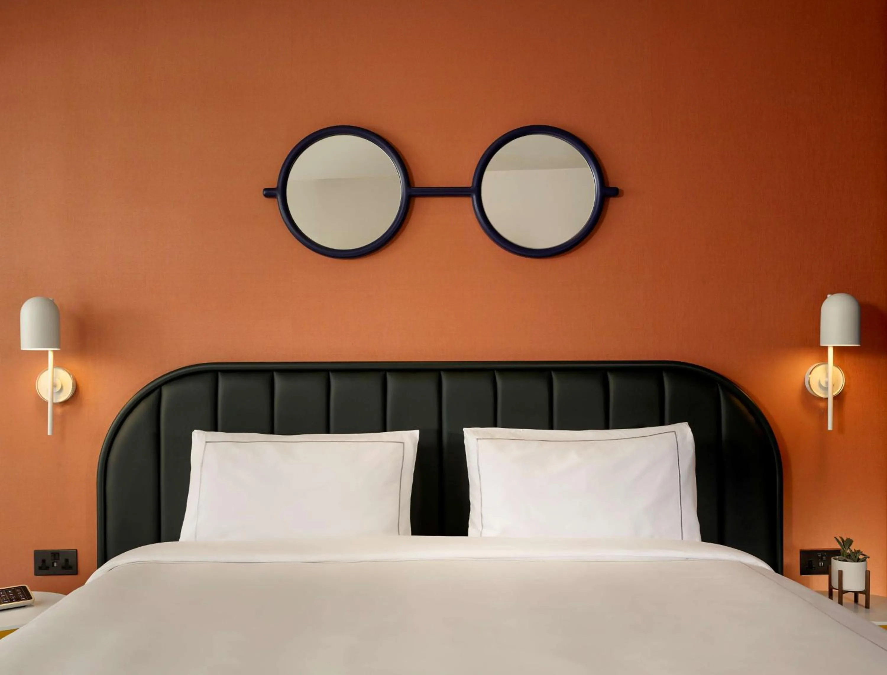Bedroom, Bed in art'otel London Battersea Power Station, Powered by Radisson Hotels