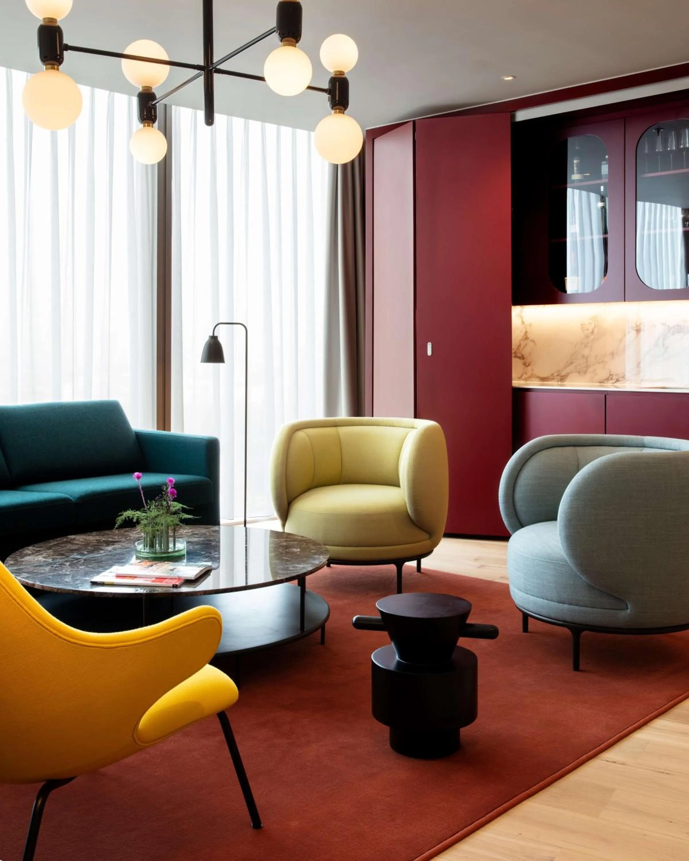 Photo of the whole room in art'otel London Battersea Power Station, Powered by Radisson Hotels