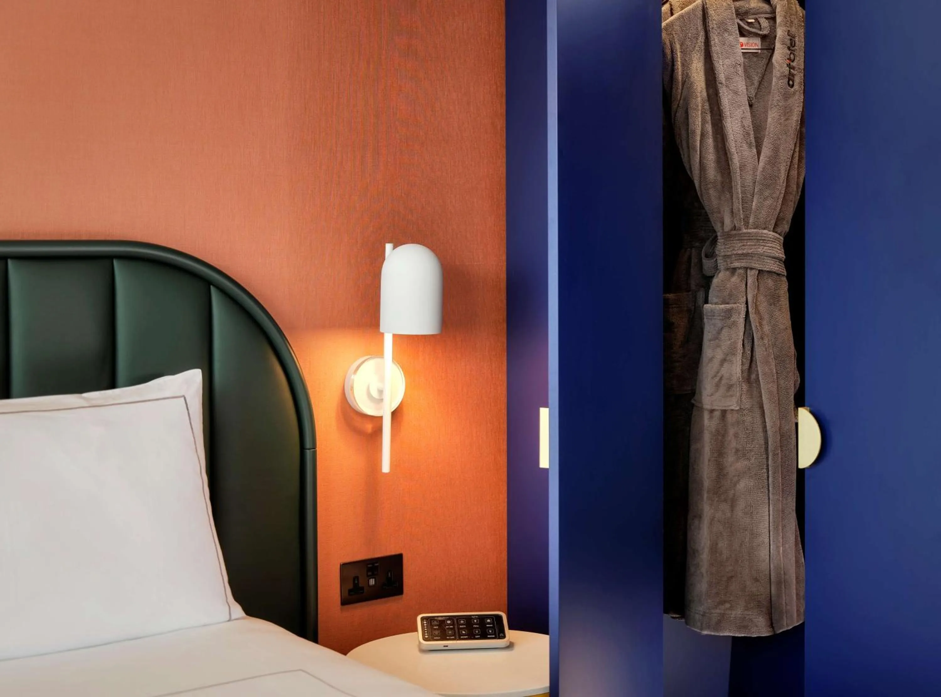 Bedroom, Bed in art'otel London Battersea Power Station, Powered by Radisson Hotels