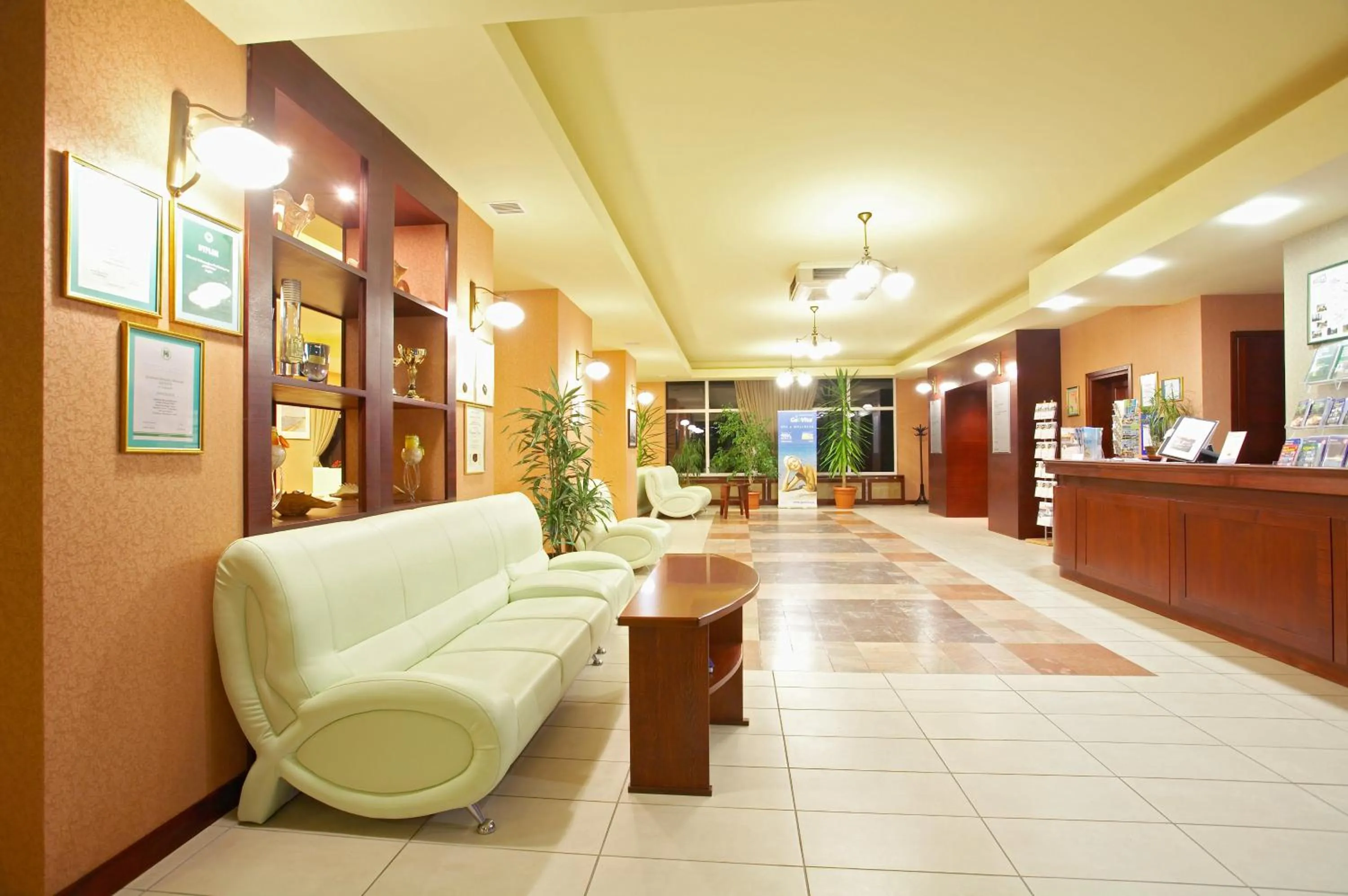 Lobby or reception in Geovita Dąbki