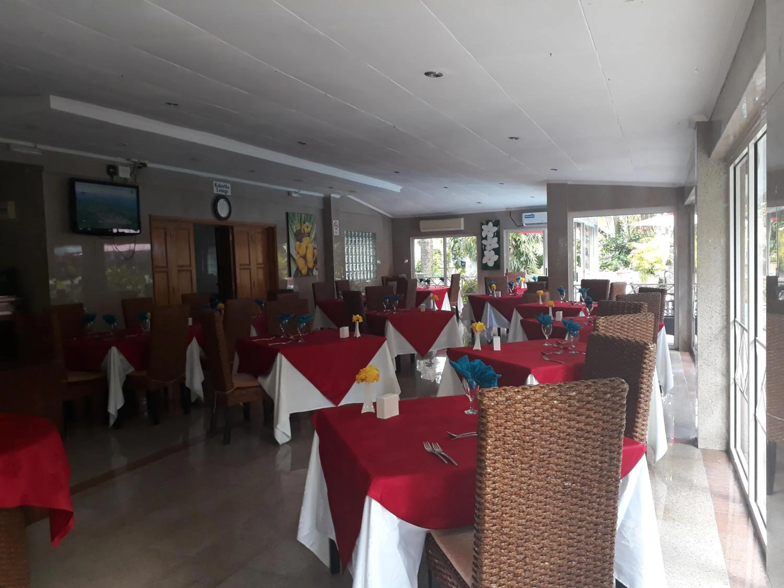 Dining area in Chateau Sans Souci