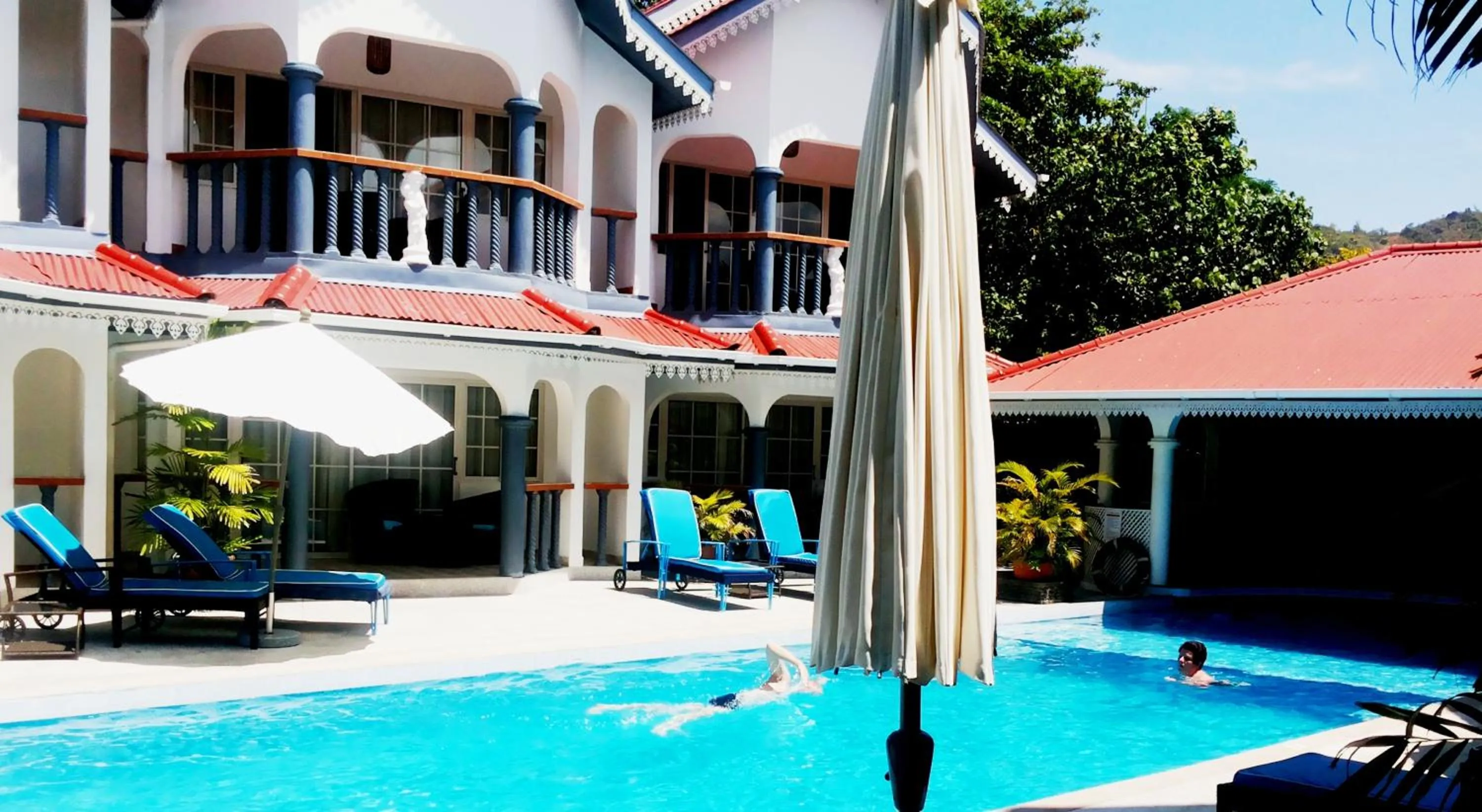 Seating area in Chateau Sans Souci