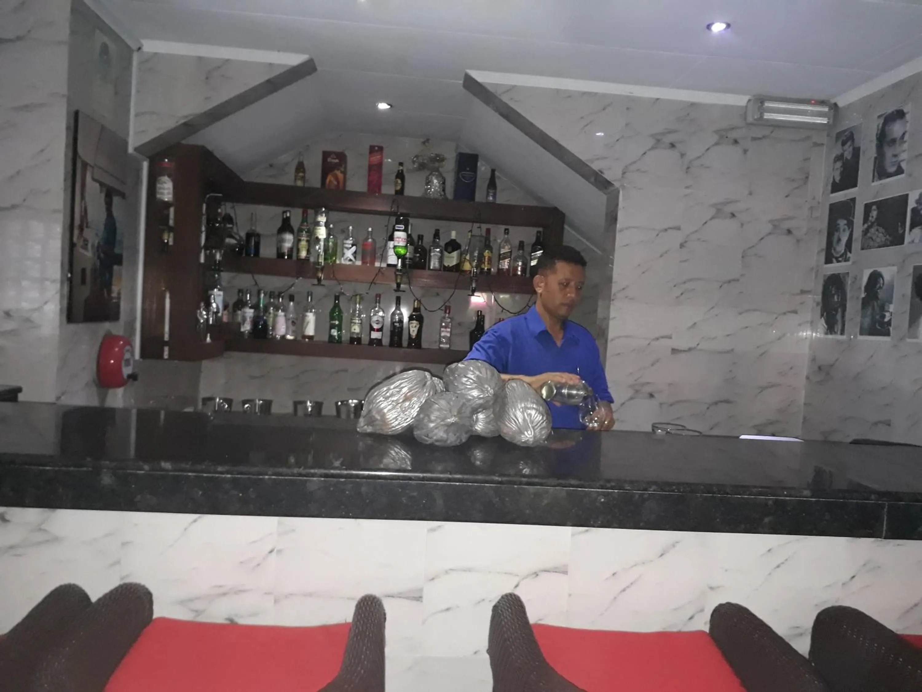 Staff in Chateau Sans Souci