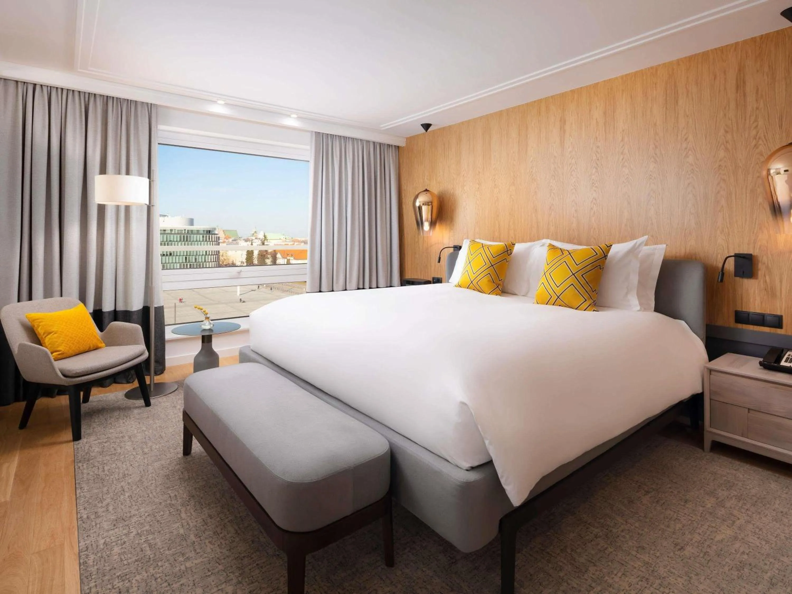 Bedroom, Bed in Sofitel Warsaw Victoria