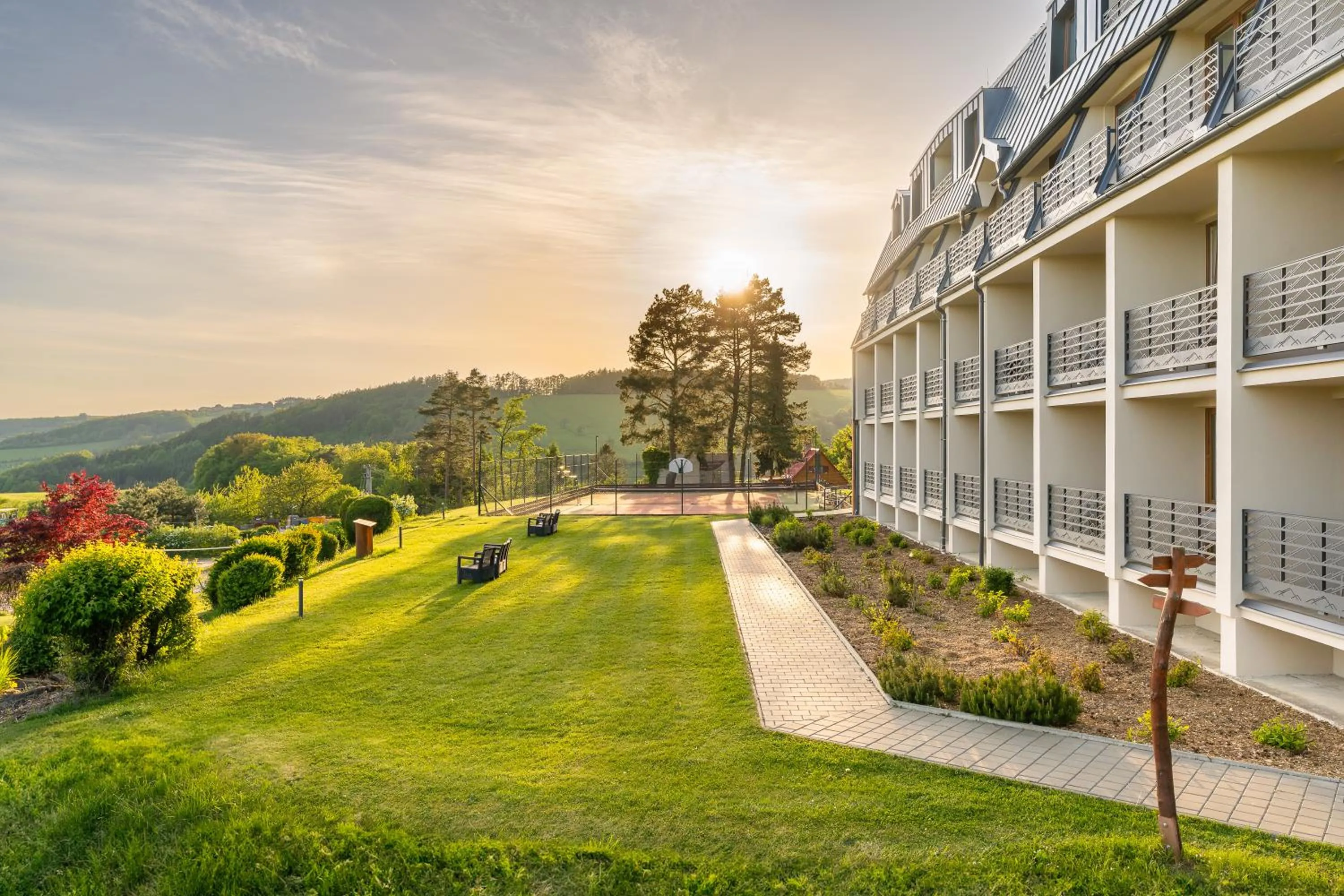 Property building in Hotel Vega Luhacovice