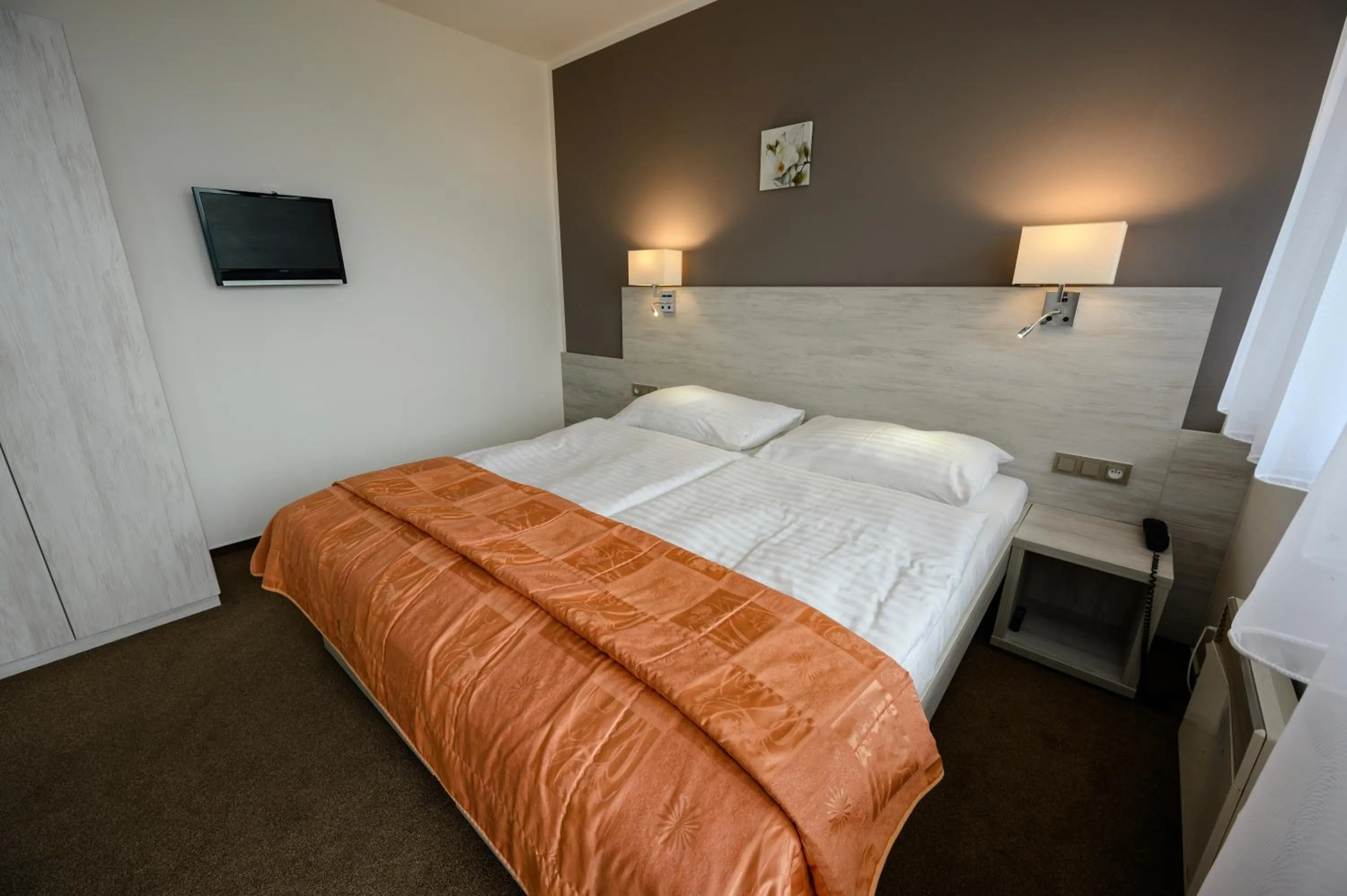 Bedroom, Bed in Hotel Vega Luhacovice