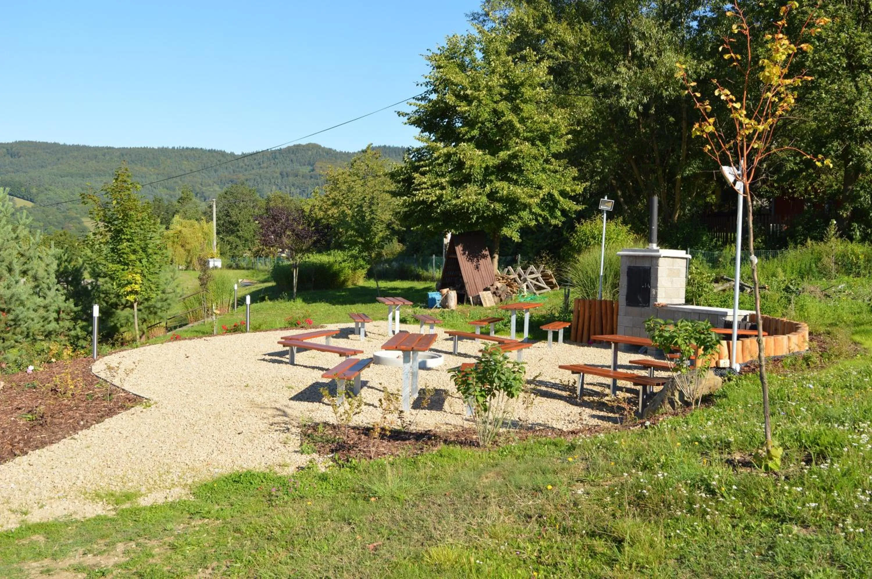 BBQ facilities in Hotel Vega Luhacovice